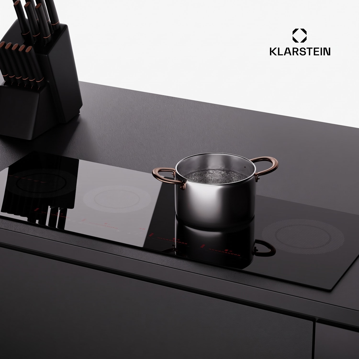 Masterzone Slim Round, indukcijska ploča za kuhanje, maks. 7200 W, ugradbeni, 4 zone 