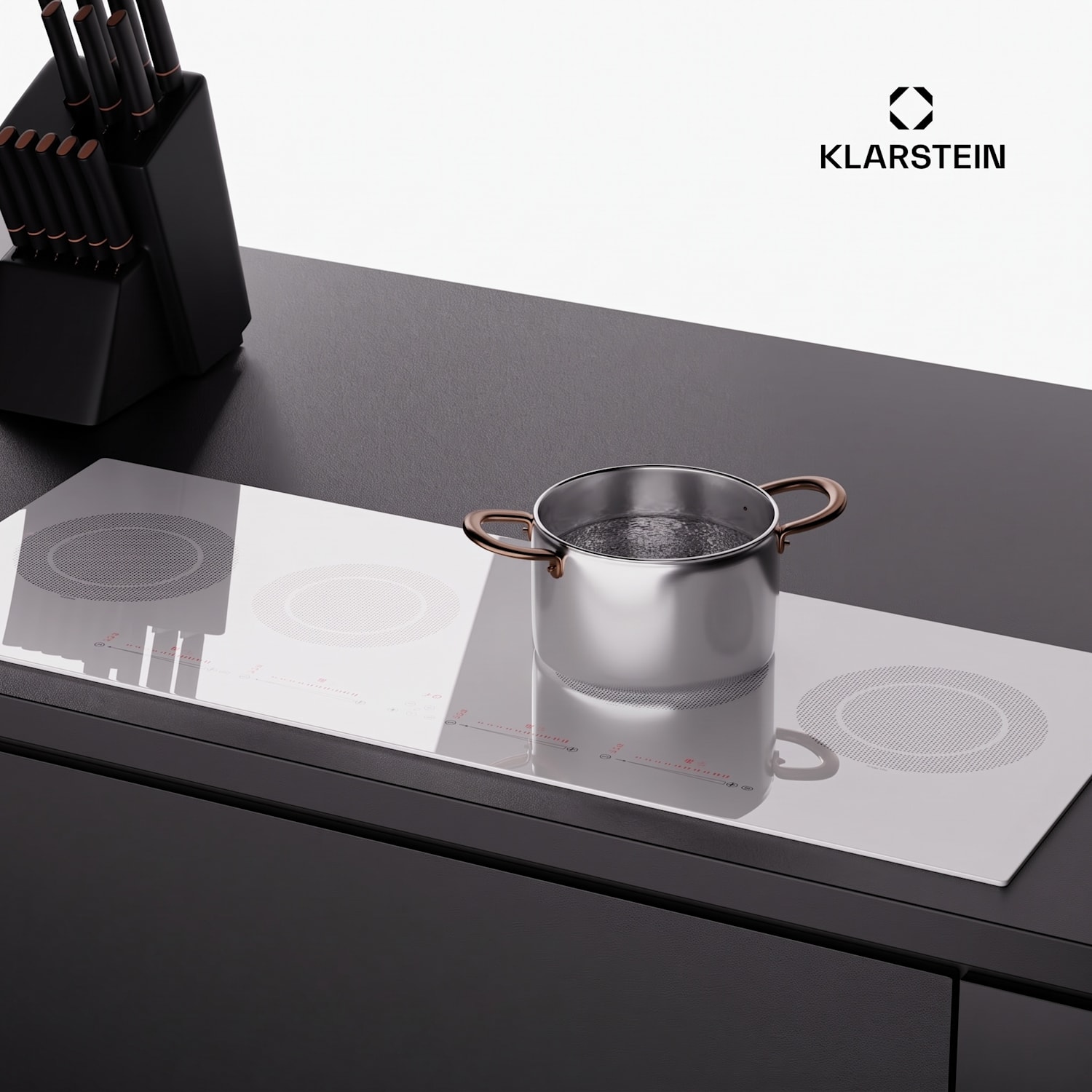 Masterzone Slim Round, indukčná varná doska, max. 7200 W, vstavaná, 4 zóny 