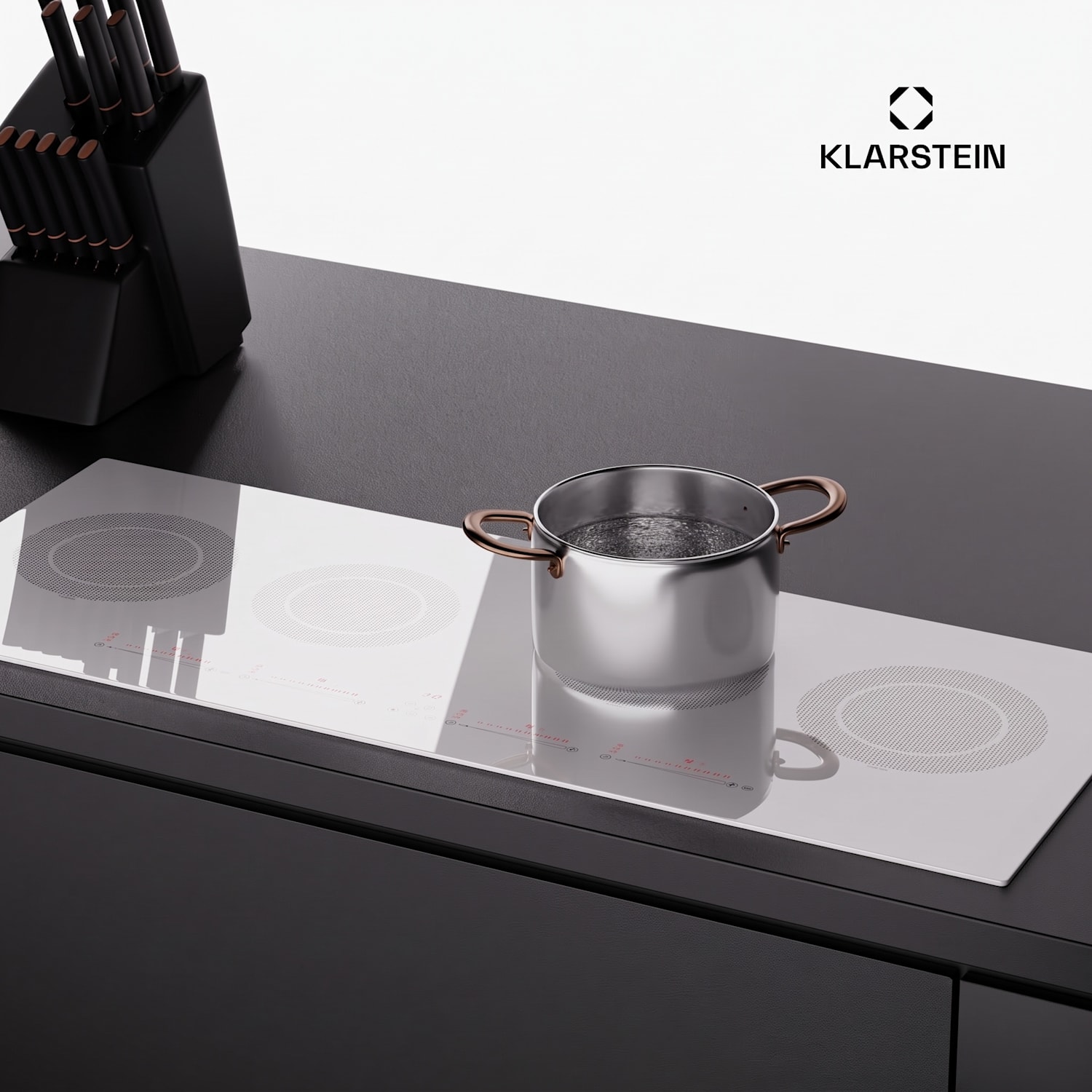 Masterzone Slim Round Indukcijska kuhalna plošča 7200 W, vgradna, 4 cone 