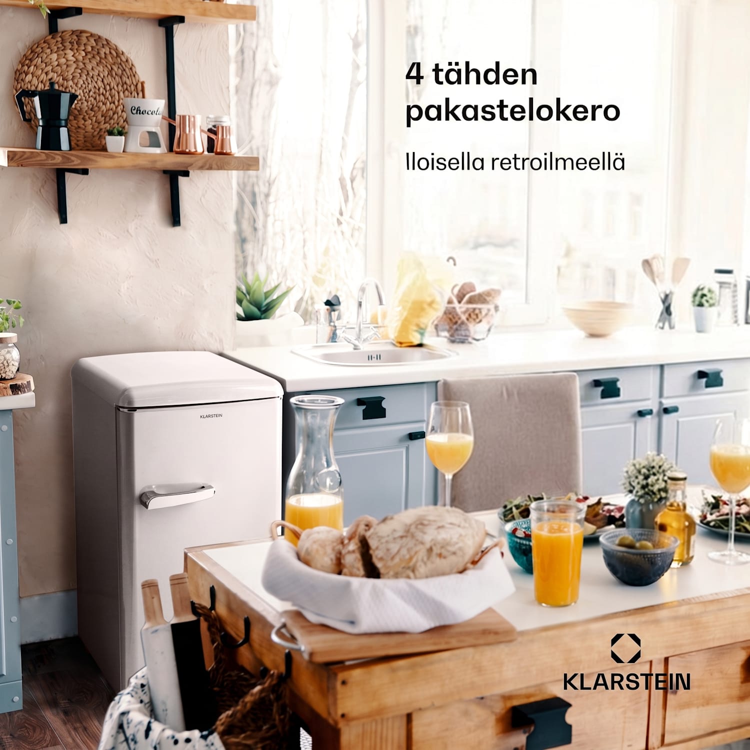 Laika 60L pakastin 60 litraa 3 laatikkoa lämpötila: -18 - 0 °C Valkoinen