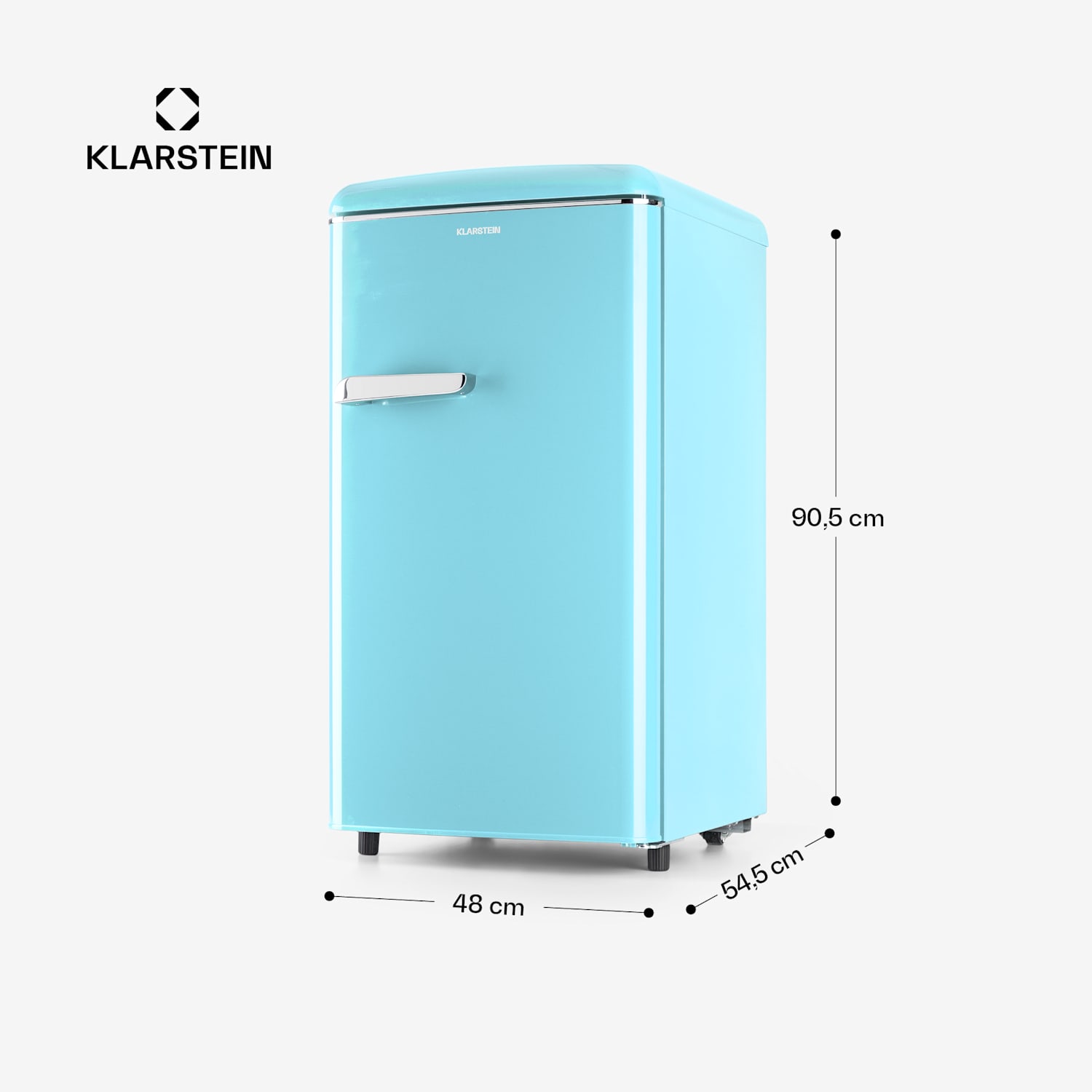 Laika 60L Congelador 60 litros 3 cajones Temperatura: -18 a 0 °C Azul Pastel