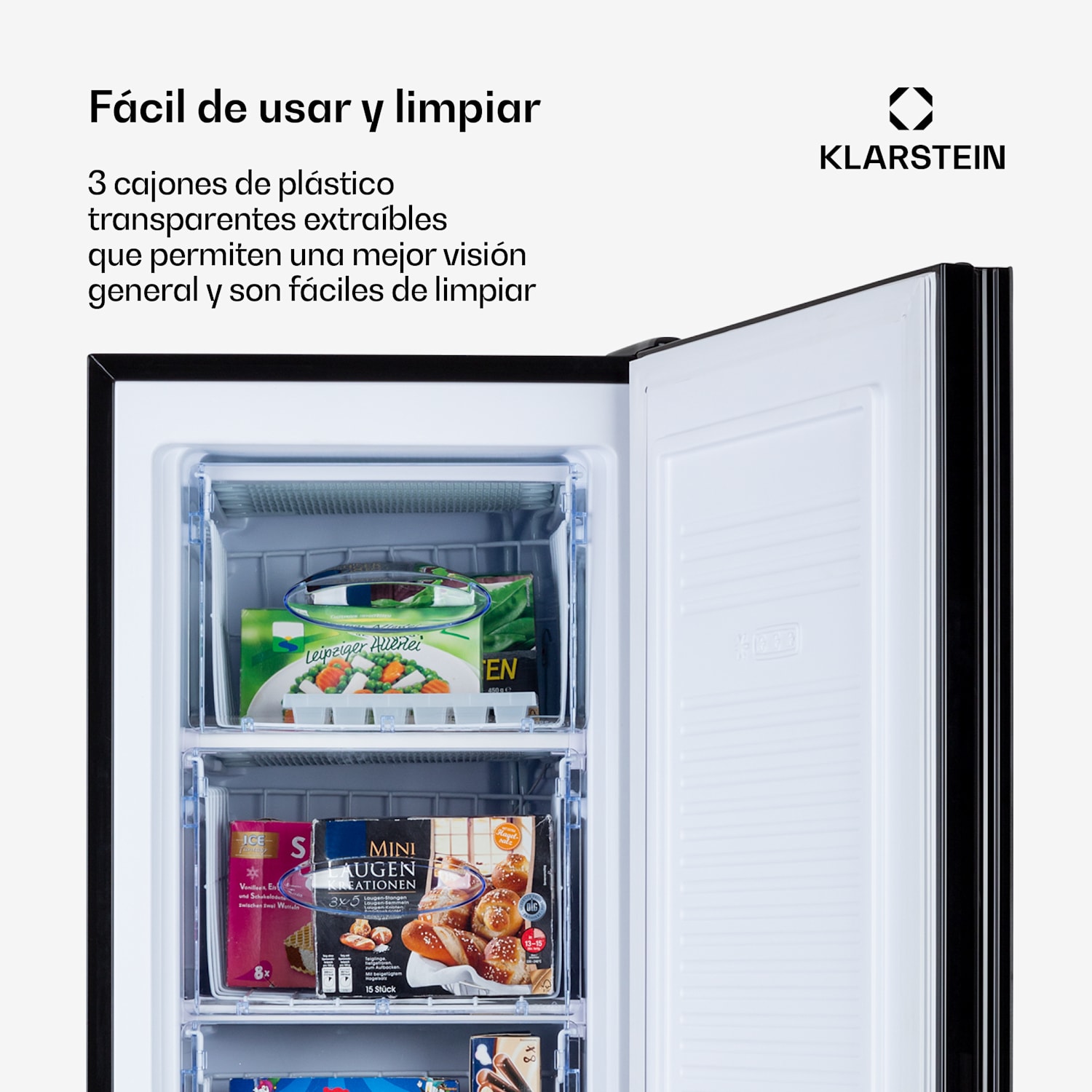 Congelador Pluto 60L 4 estrellas 60 litros hasta -18 °C 