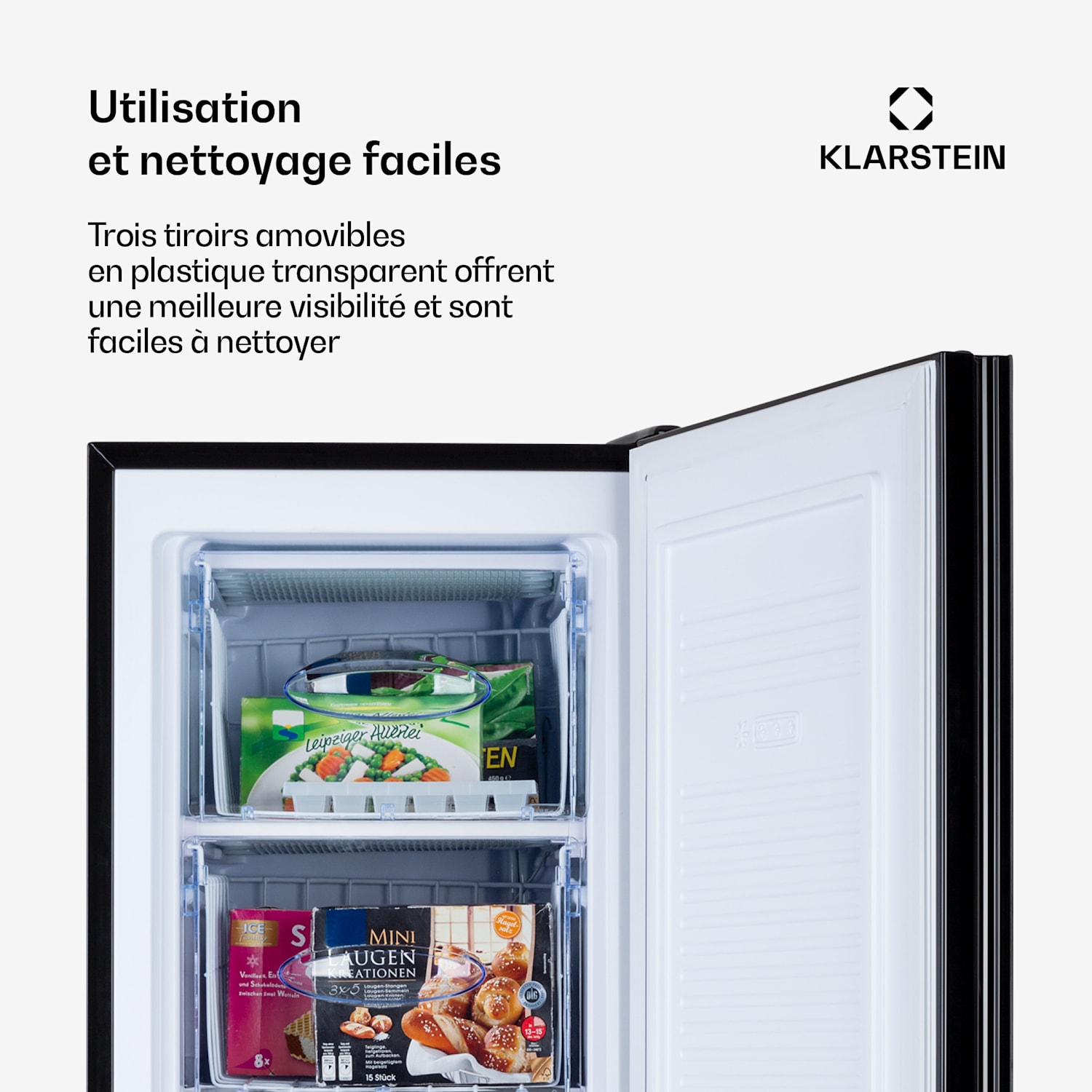 Pluto 60L diepvrieskast 4-sterren 60 liter tot -18°C 