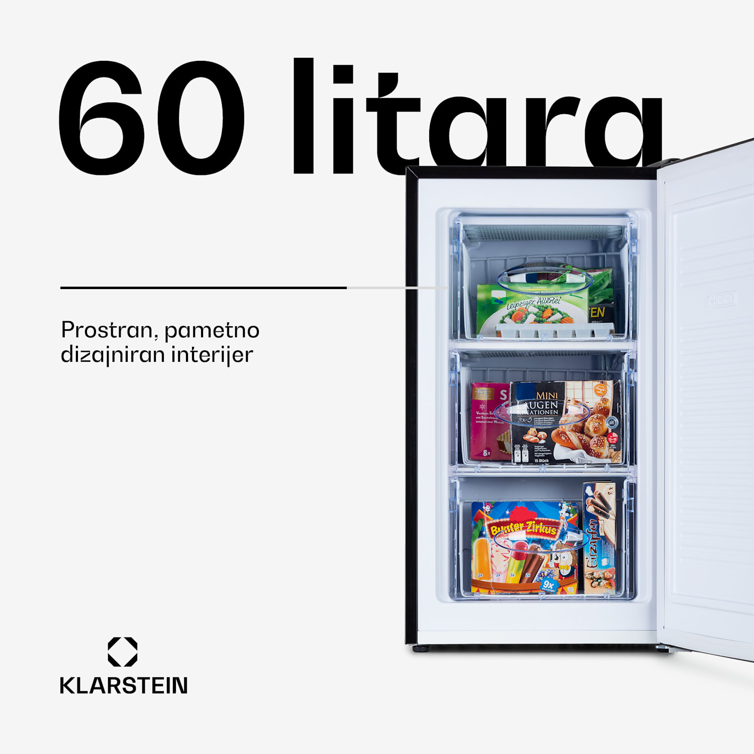 Pluto 60L, zamrzivač, 4 zvjezdice, 60 litara, do -18 ° C 