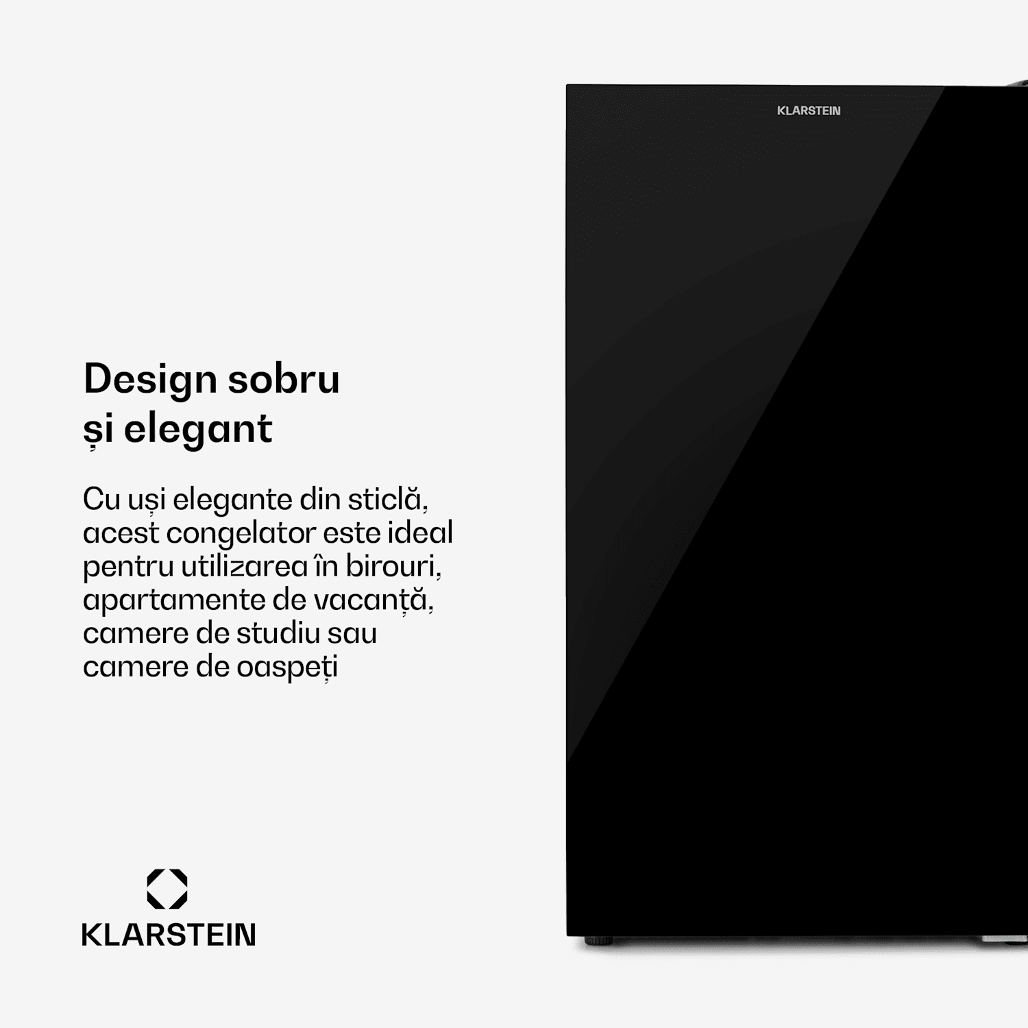 Pluto 60L, congelator, 4 stele, 60 litri, până la -18 ° C Negru