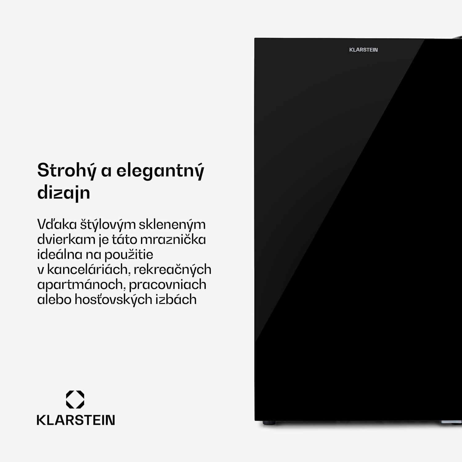 Pluto 60L, mraznička, 4-hviezdičková, 60 l, do -18 °C Čierna