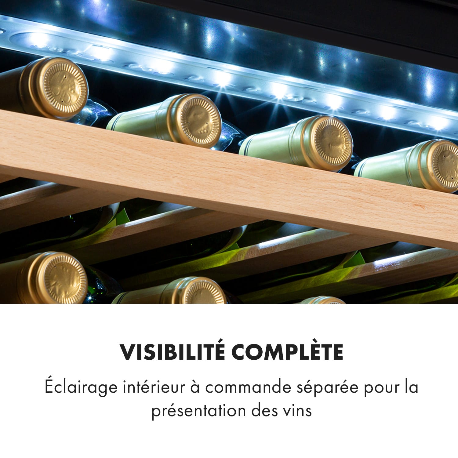 Vinsider 24 Built-In Uno Réfrigérateur à vin encastrable 24 Bouteilles 57 Litres 24 bouteilles | 1 zone de conservation | Blanc