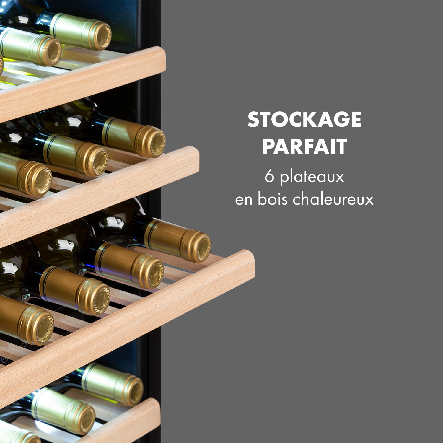 Vinsider 41D Built-In Duo Quartz Edition  wijnkoelkast inbouw 41 flessen | 2 koelzones | Wit