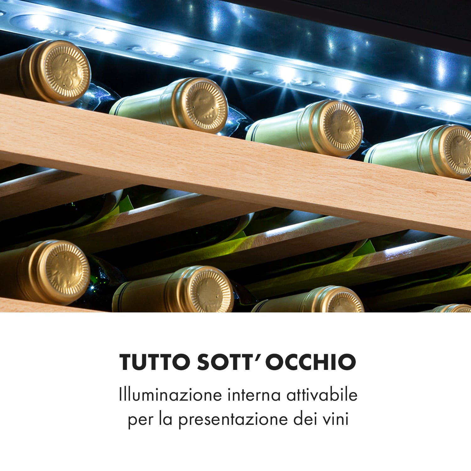 Vinsider 41D Built-In Duo Quartz Edition Frigorifero per vini da incasso 