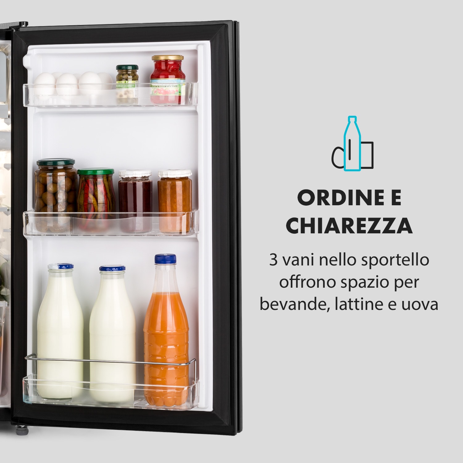 Miro Frigorifero con frontale scrivibile 91l Scomparto Crisper 