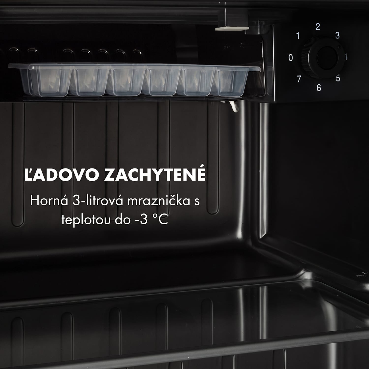 Obsidian, chladnička, 46 l, priehradka na zeleninu 