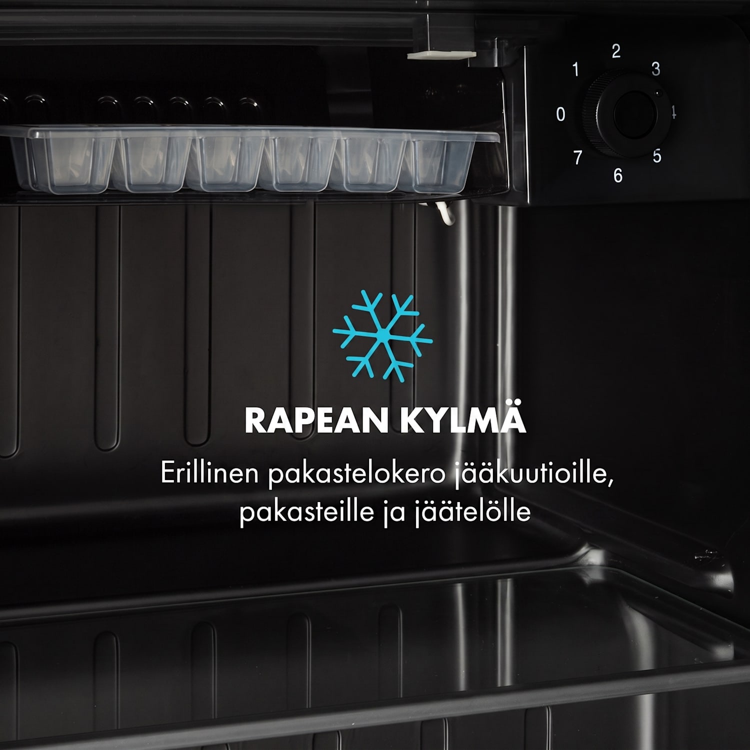 Cool Vibe 46+ -jääkaappi 46 litraa 1 hylly stickerbomb-tyyli 