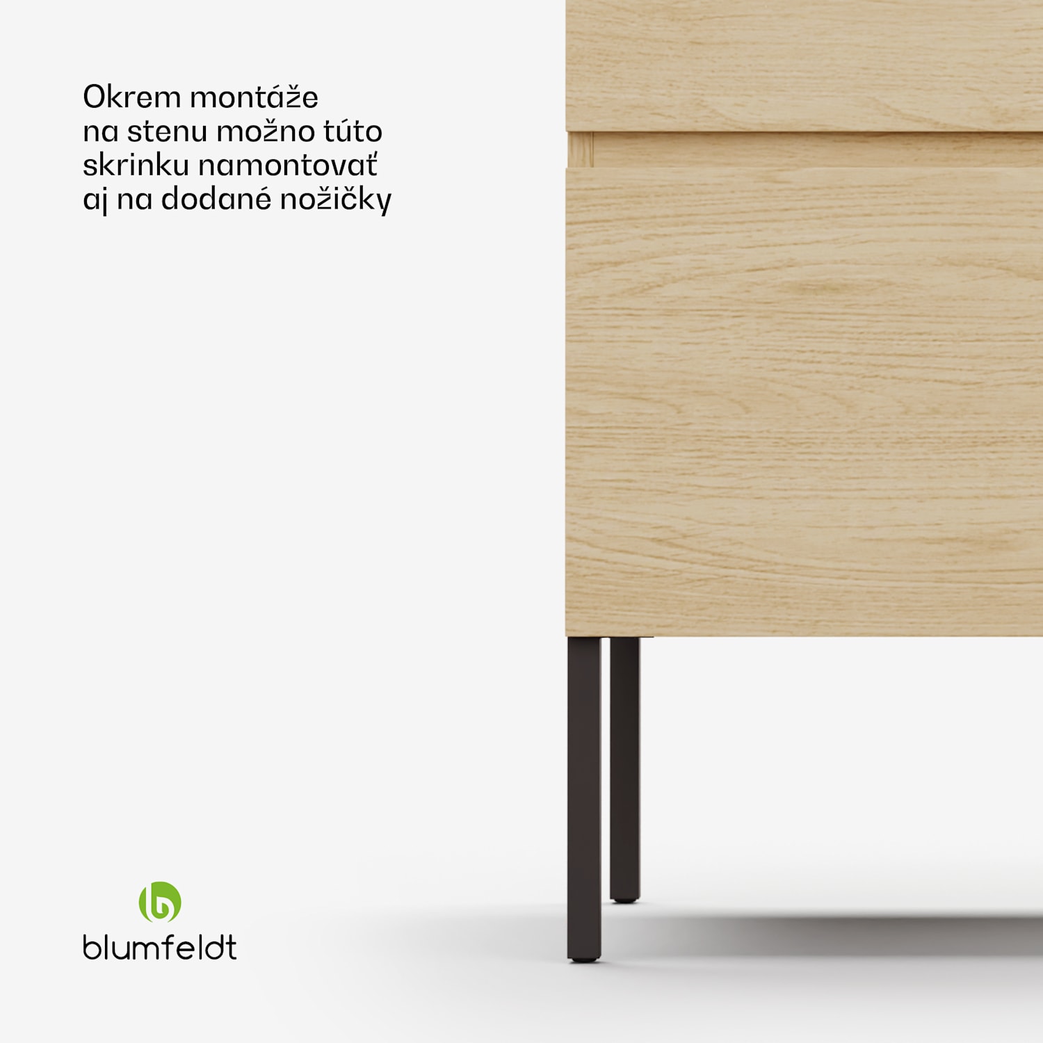 Johnstone, umývadlo a skrinka do kúpeľne, 60 cm, keramické umývadlo 60 cm