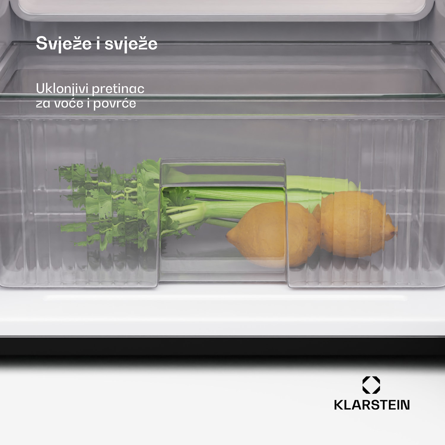 Big Daddy Cool, hladnjak sa zamrzivačem, 61/25 l, 2 razine, nehrđajući čelik 