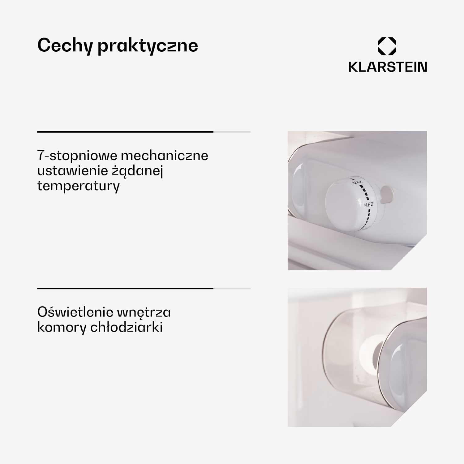 Big Daddy Cool, lodówka z zamrażarką, 61/25 l, 2 poziomy, stal nierdzewna 