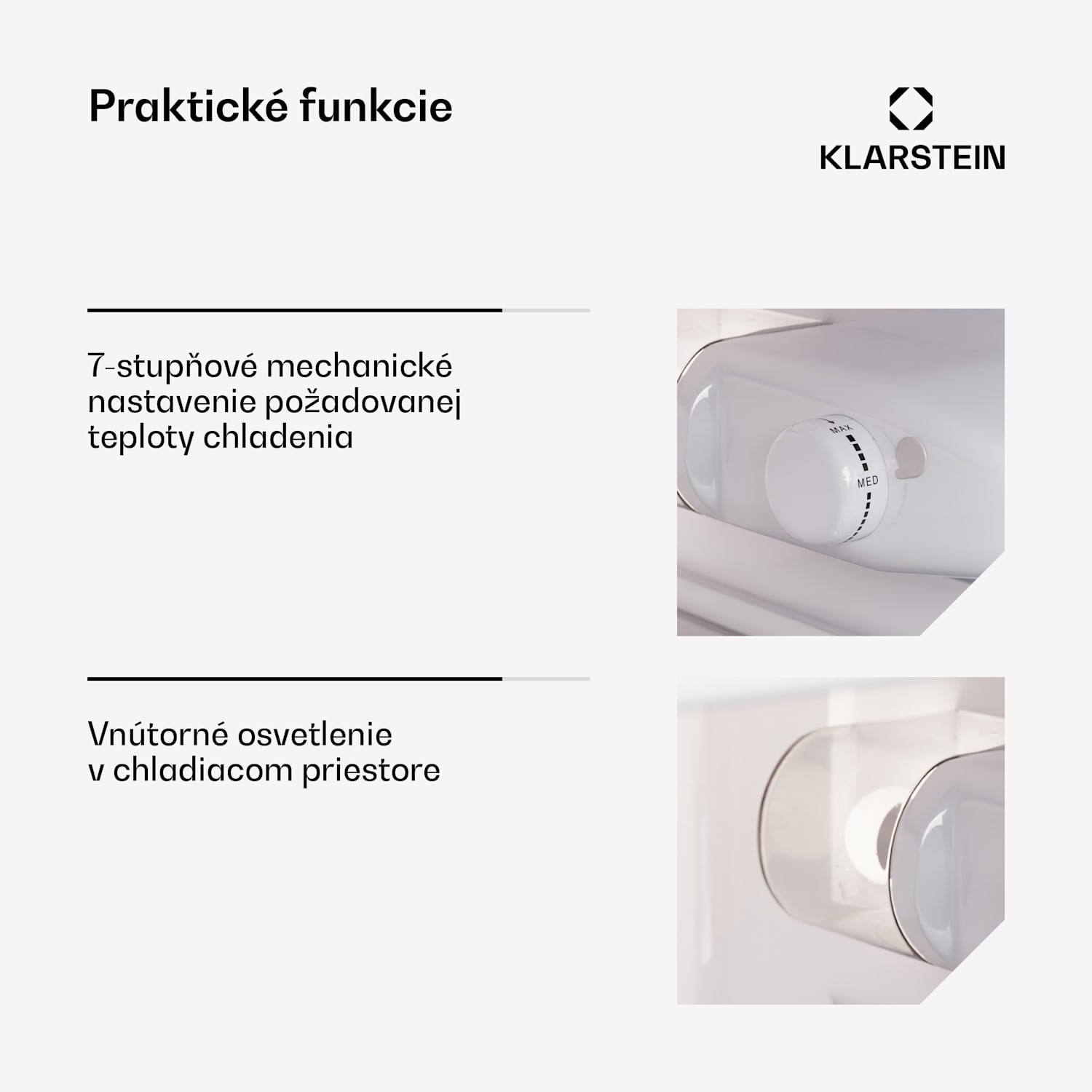 Big Daddy Cool, chladnička s mrazničkou, 61/25 l, 2 úrovne, nehrdzavejúca oceľ 