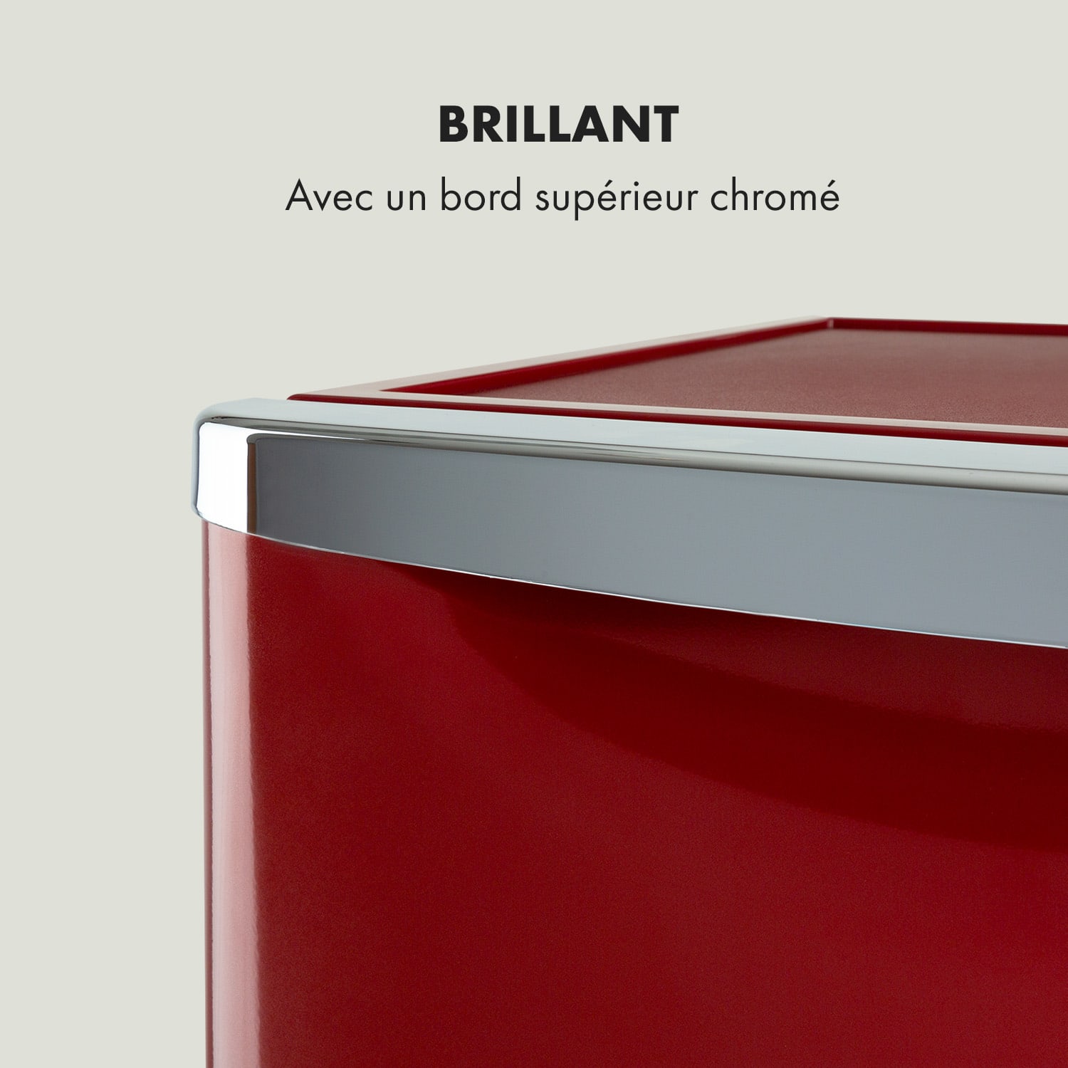 Yummy koelkast met vriesvak 90 liter 42dB 92 Ltr | Rood