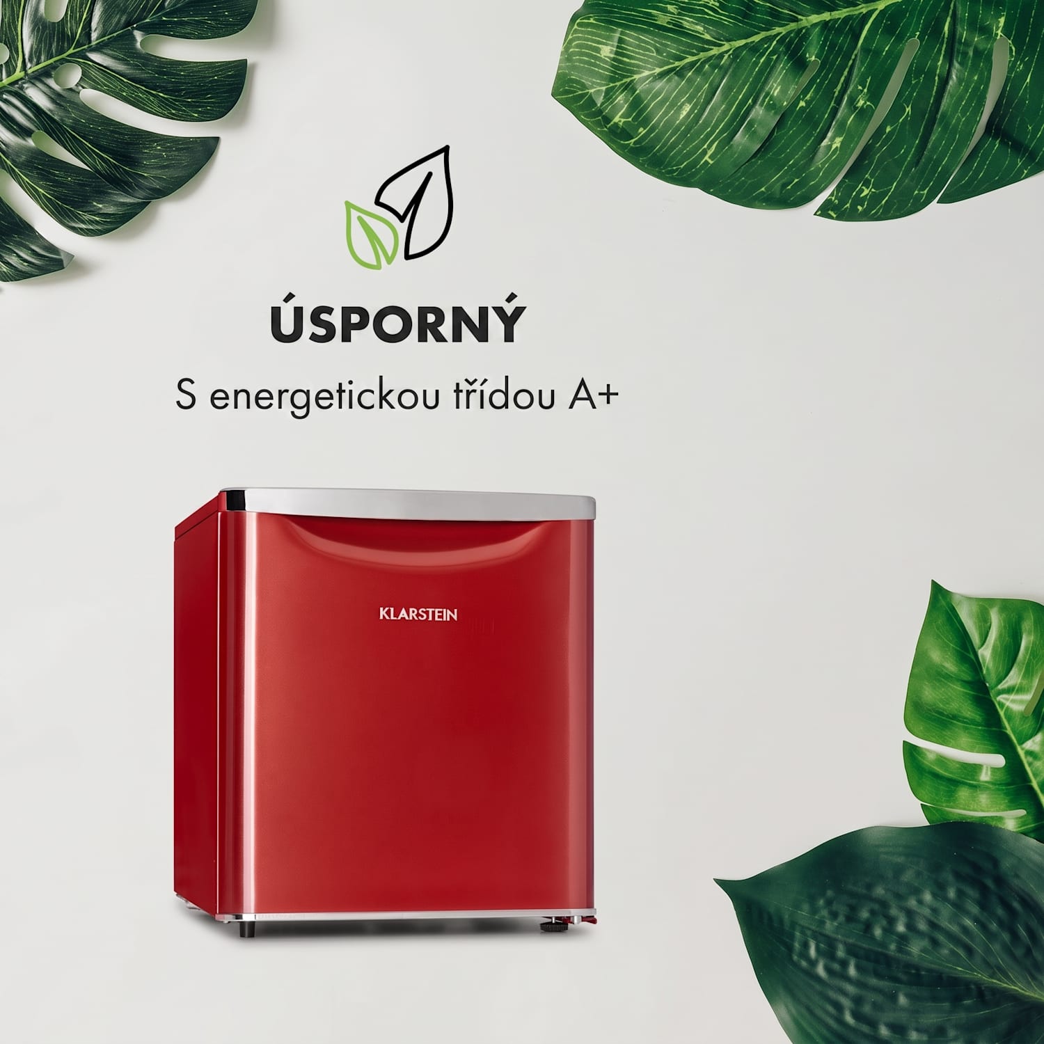 Yummy, lednice s mrazícím prostorem, 45 l, 42 dB 45 litrů | Rojo