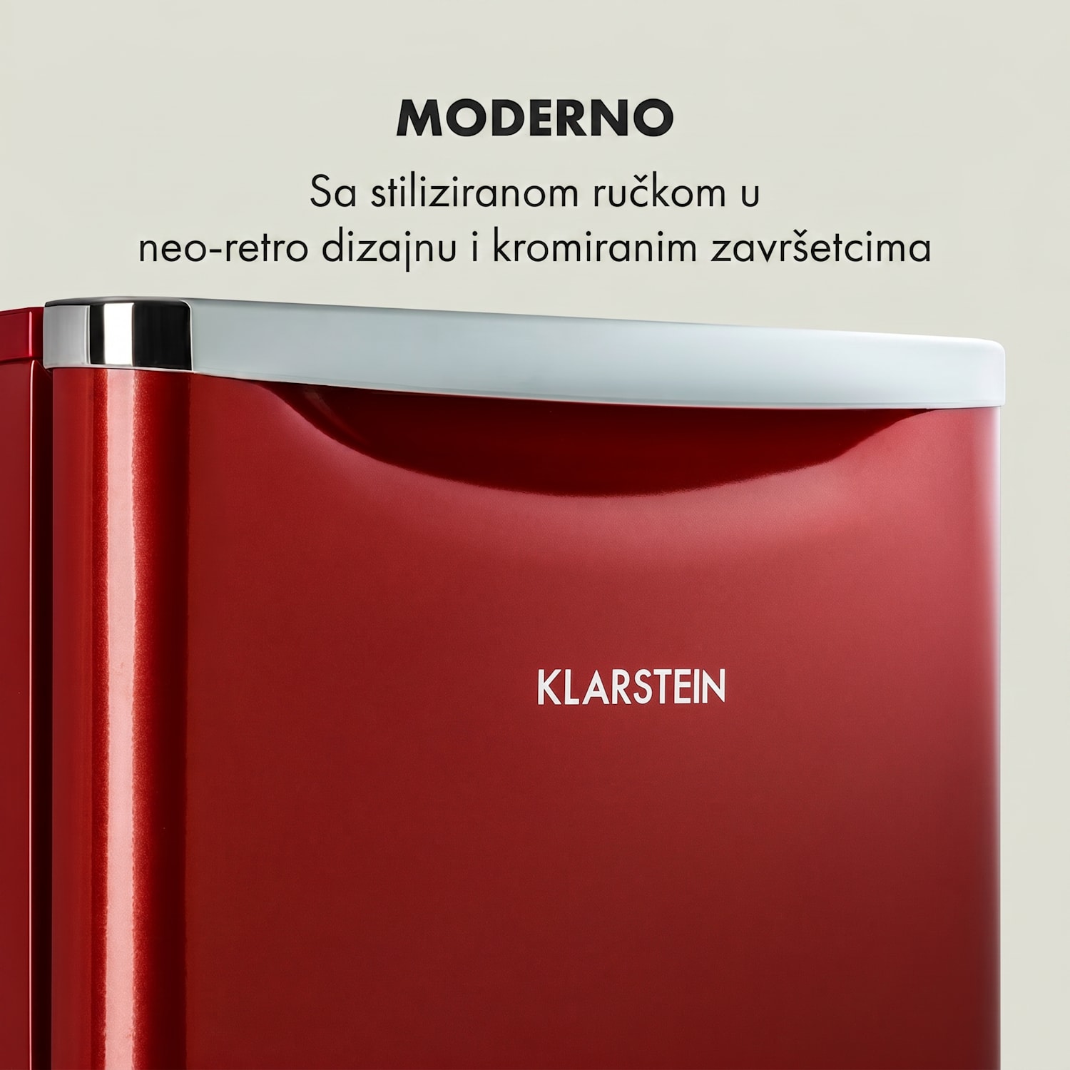Ukusno, hladnjak sa zamrzivačem, 45 l, 42 dB 45 L | Crvena