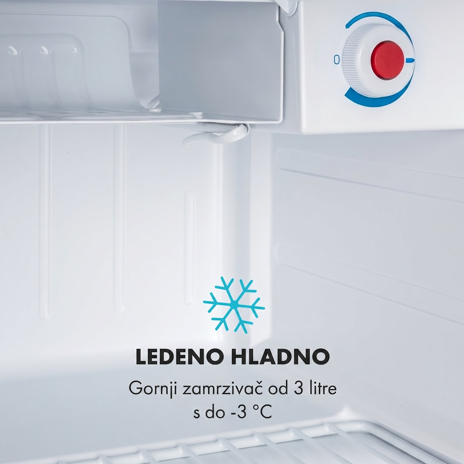 Ukusno, hladnjak sa zamrzivačem, 45 l, 42 dB 45 L | Crvena