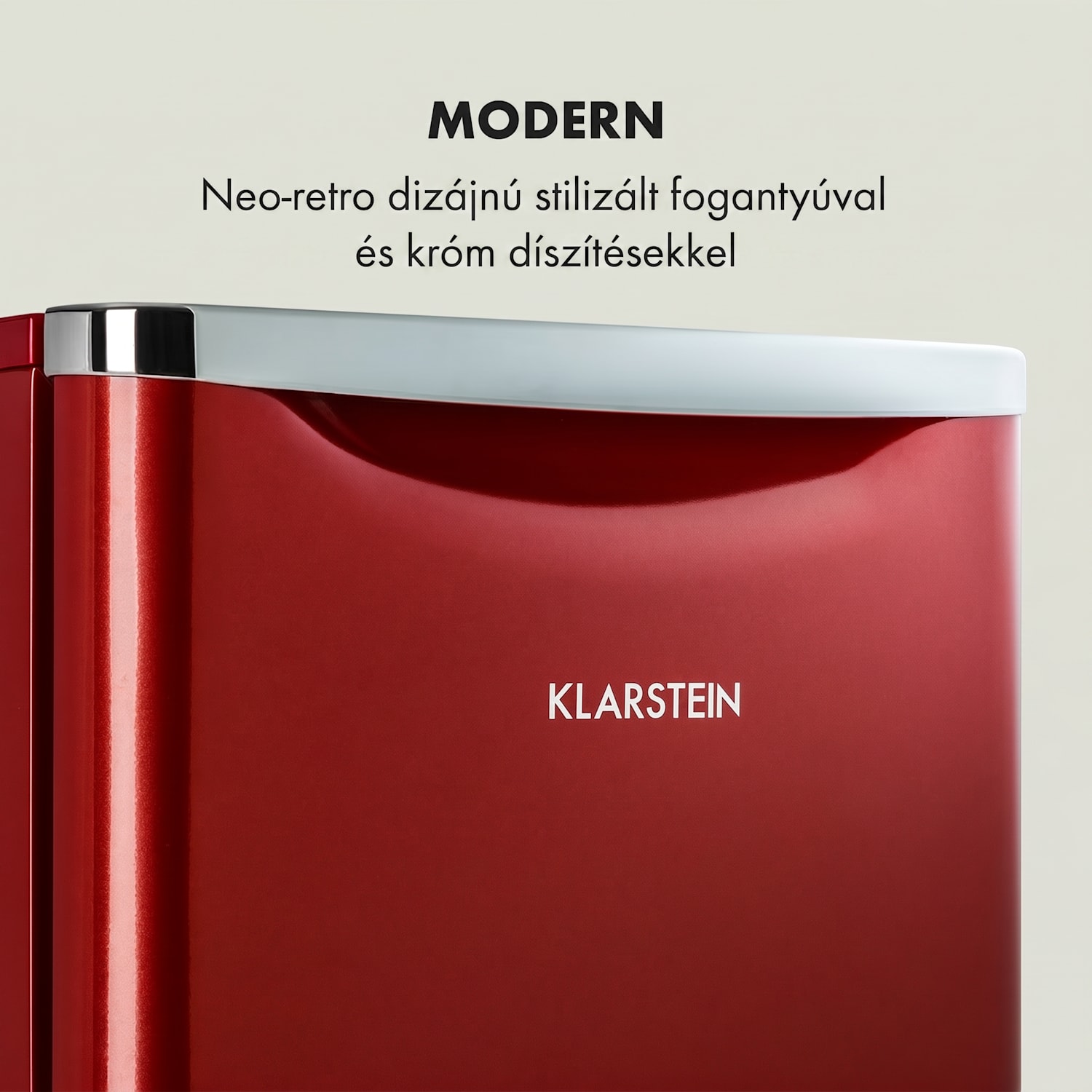 Yummy, hűtőszekrény fagyasztórekesszel, 45 l, 42 dB 45 Ltr | Piros