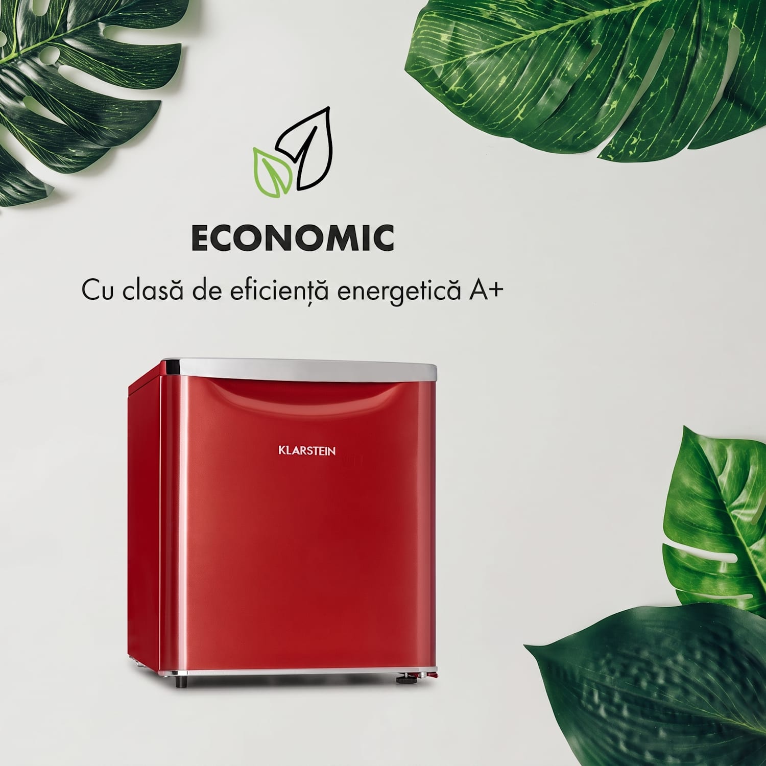 Yummy, frigider cu compartiment congelator, 45 l, 42 dB 45 L | Roșu