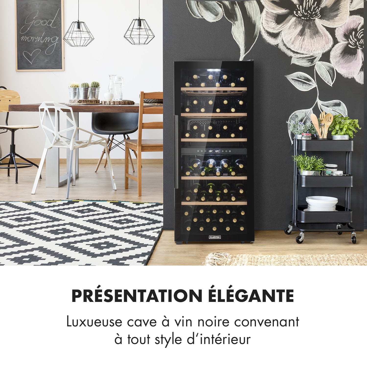 Barossa 102 Duo Cave à vin 102 bouteilles 226 litres 2 zones contrôle tactile 2 zones de conservation | 102 bouteilles