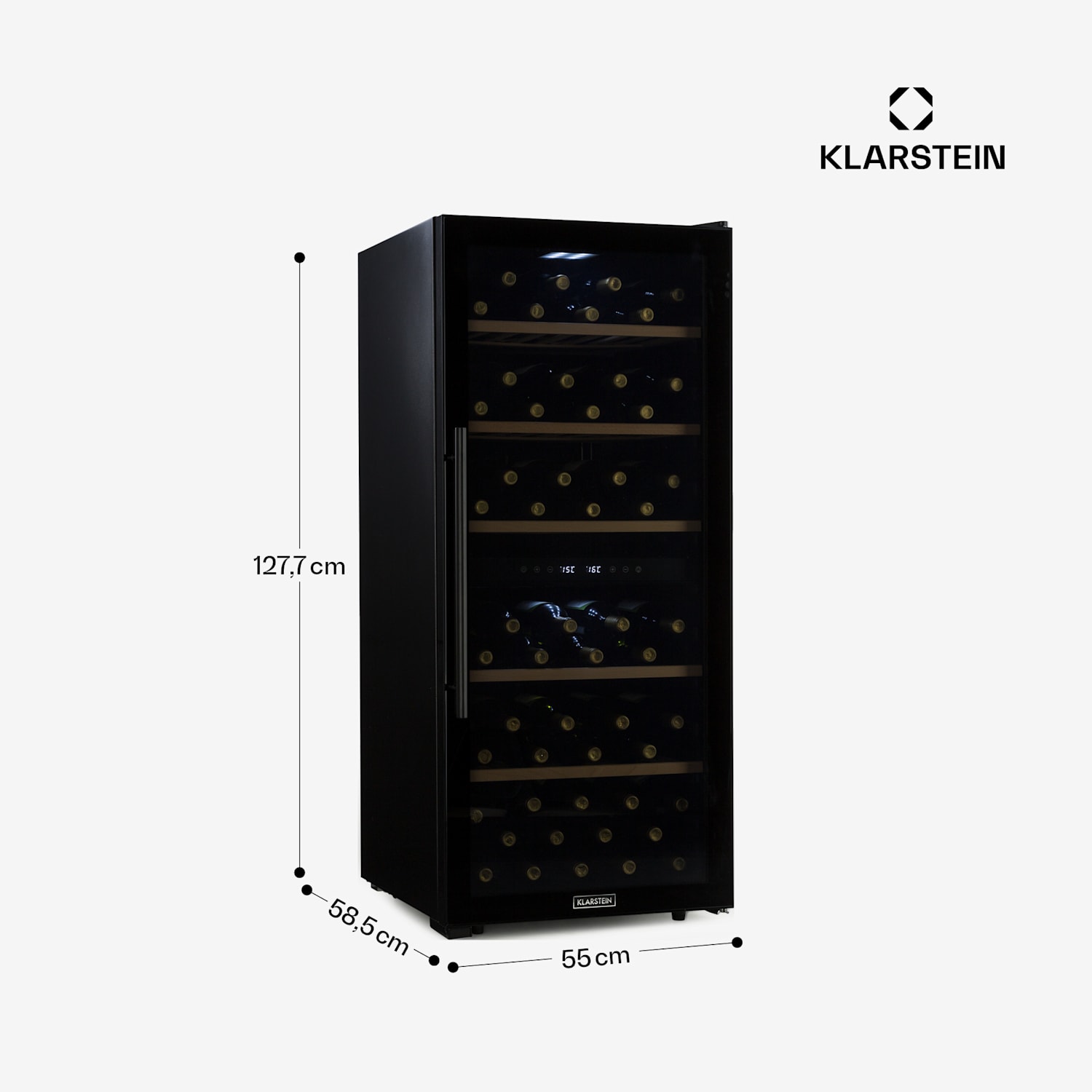 Barossa 102 Duo Vinoteca 102 botellas 226 litros 2 zonas Control táctil 2 zonas de refrigeración | 102 botellas