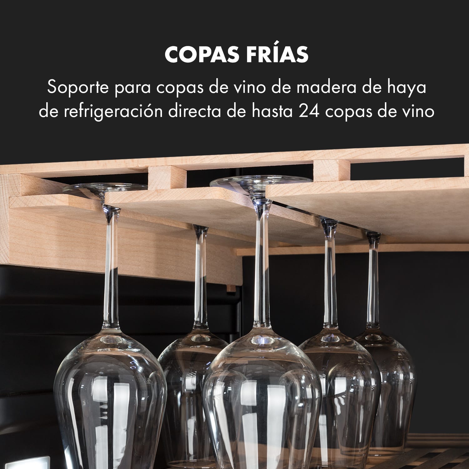 Vinovilla 162 Built-In Duo Onyx Edition nevera para vinos 425 litros 162 botellas 165 botellas | 2 zonas de refrigeración | Negro