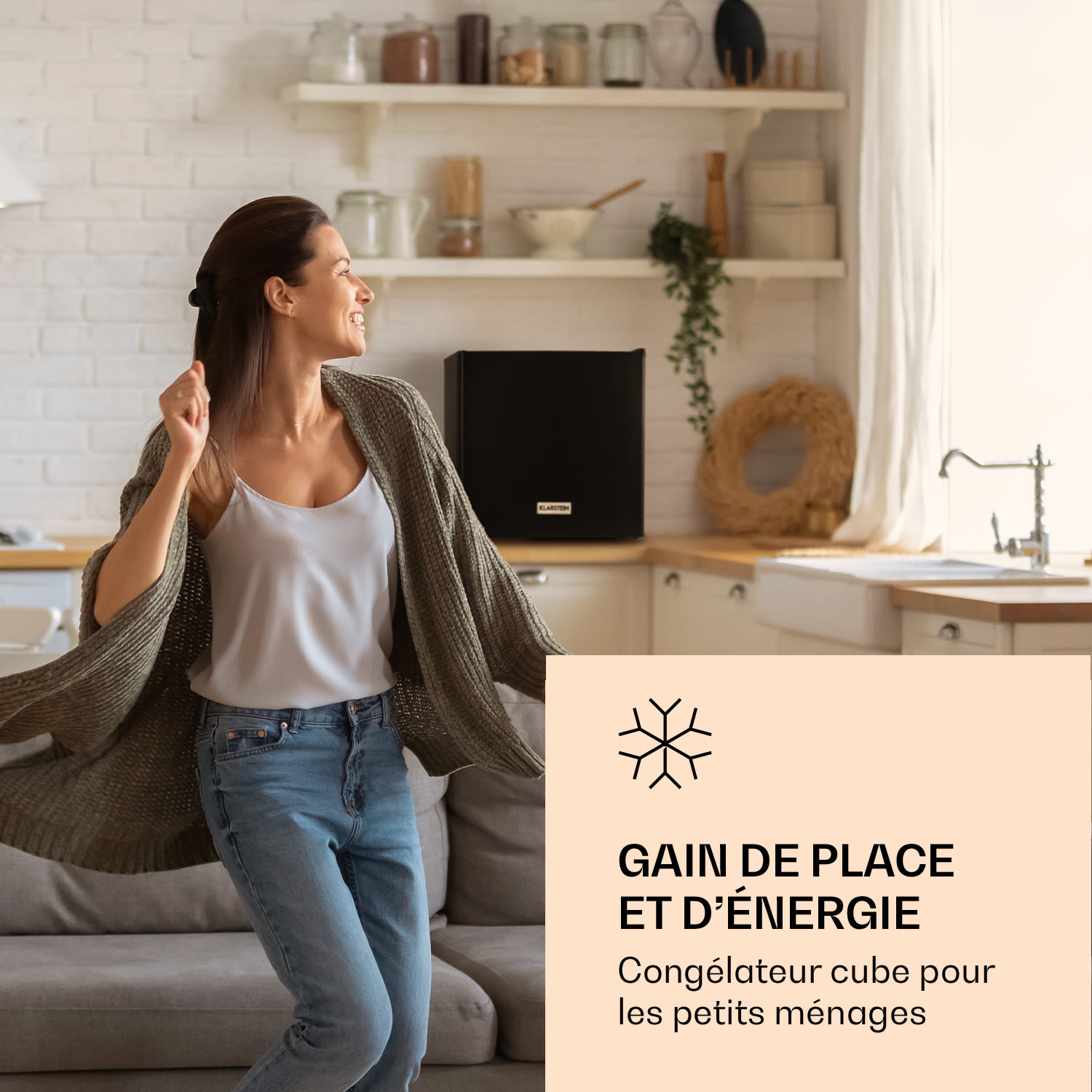 Garfield diepvrieskast diepvrieskubus 4-sterren 35 L 65 B 2 etages roestvrij staal 