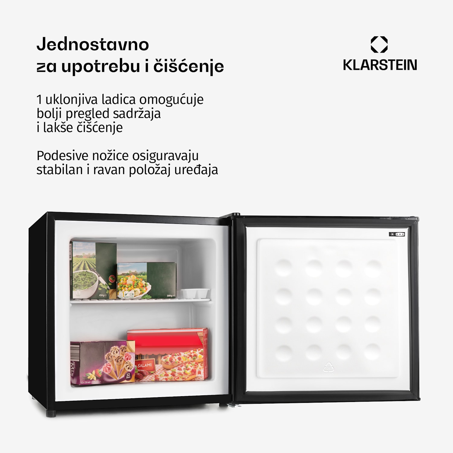 Garfield, zamrzivač, zamrzivač, 35 l, 65 W, 4 zvjezdice, 2 razine 