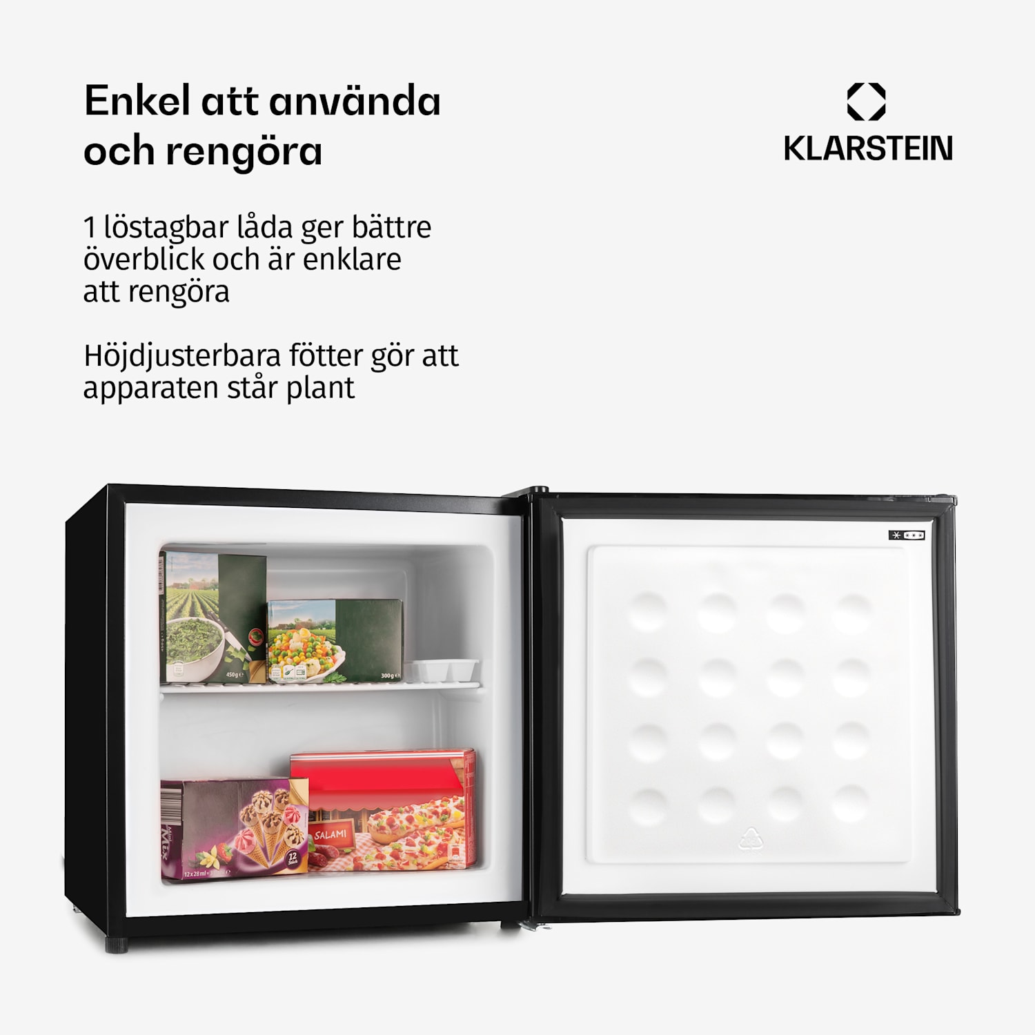Garfield Frysskåp 4-stjärnigt 35 l 65 W 2 hyllplan 