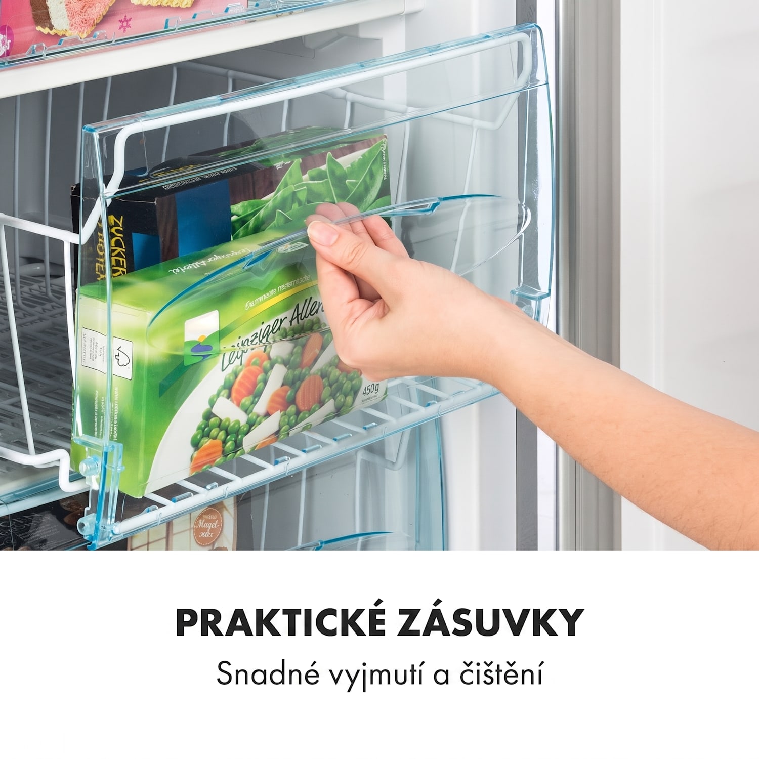 Garfield XL, mrazák, 60 l, 80 W, 4 hvězdičky, provozní hlučnost: 41 dB 