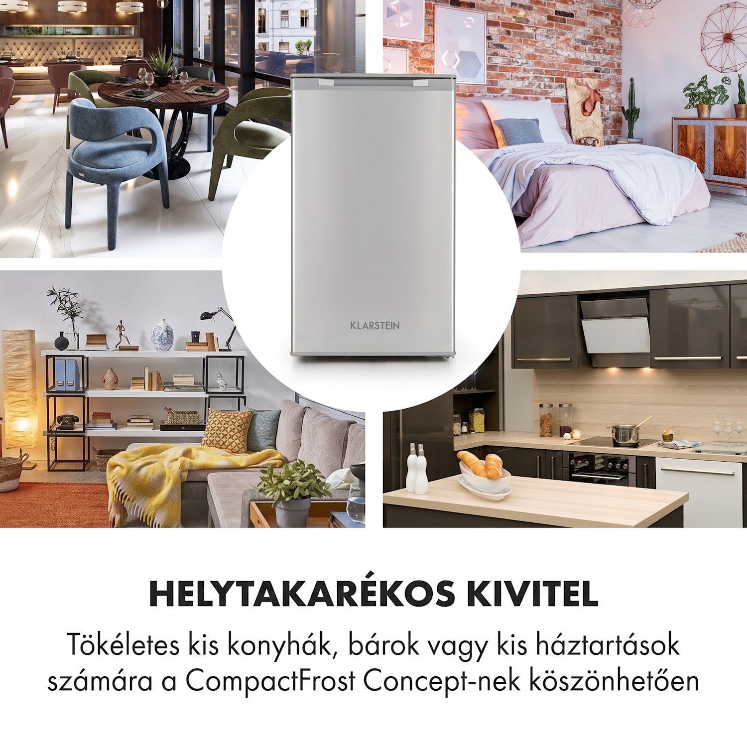 Garfield XL, fagyasztó, 60 l, 80 W, 4 csillag, működési zajszint: 41 dB 