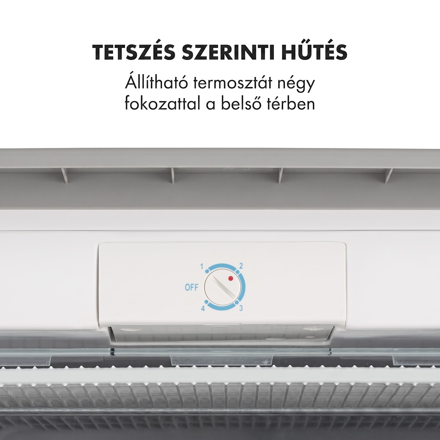 Garfield XL, fagyasztó, 60 l, 80 W, 4 csillag, működési zajszint: 41 dB 