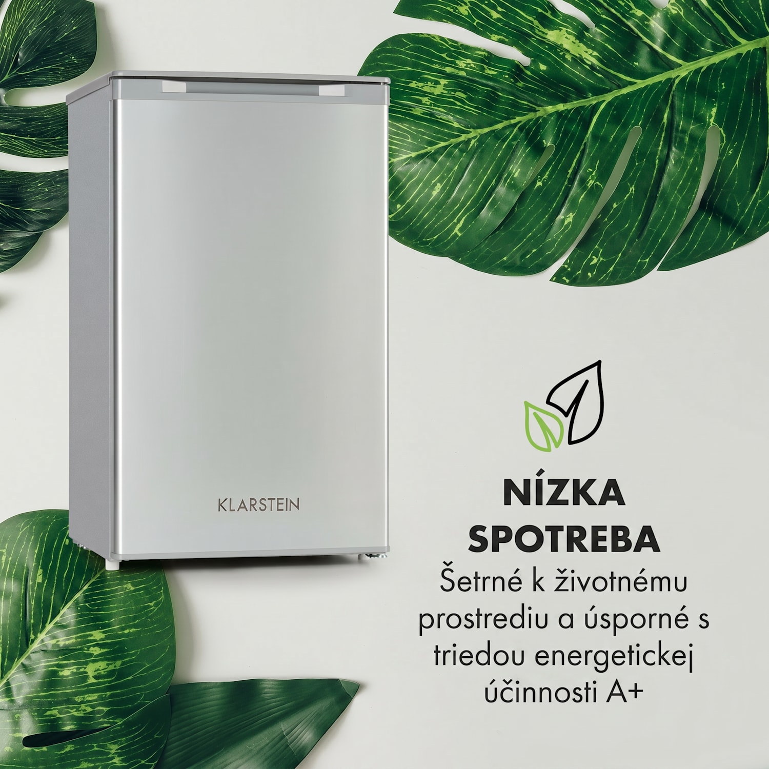 Garfield XL, mraznička, 60 l, 80 W, 4 hviezdičky, prevádzková hlučnosť: 41 dB 