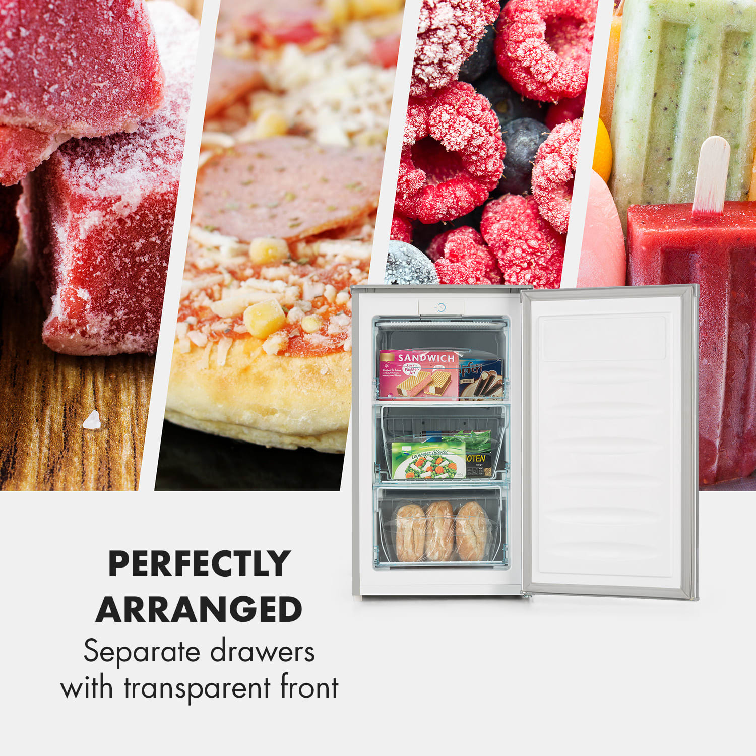 Garfield XL, zamrzovalnik, 60 l, 80 W, 4 zvezdice, hrup delovanja: 41 dB 