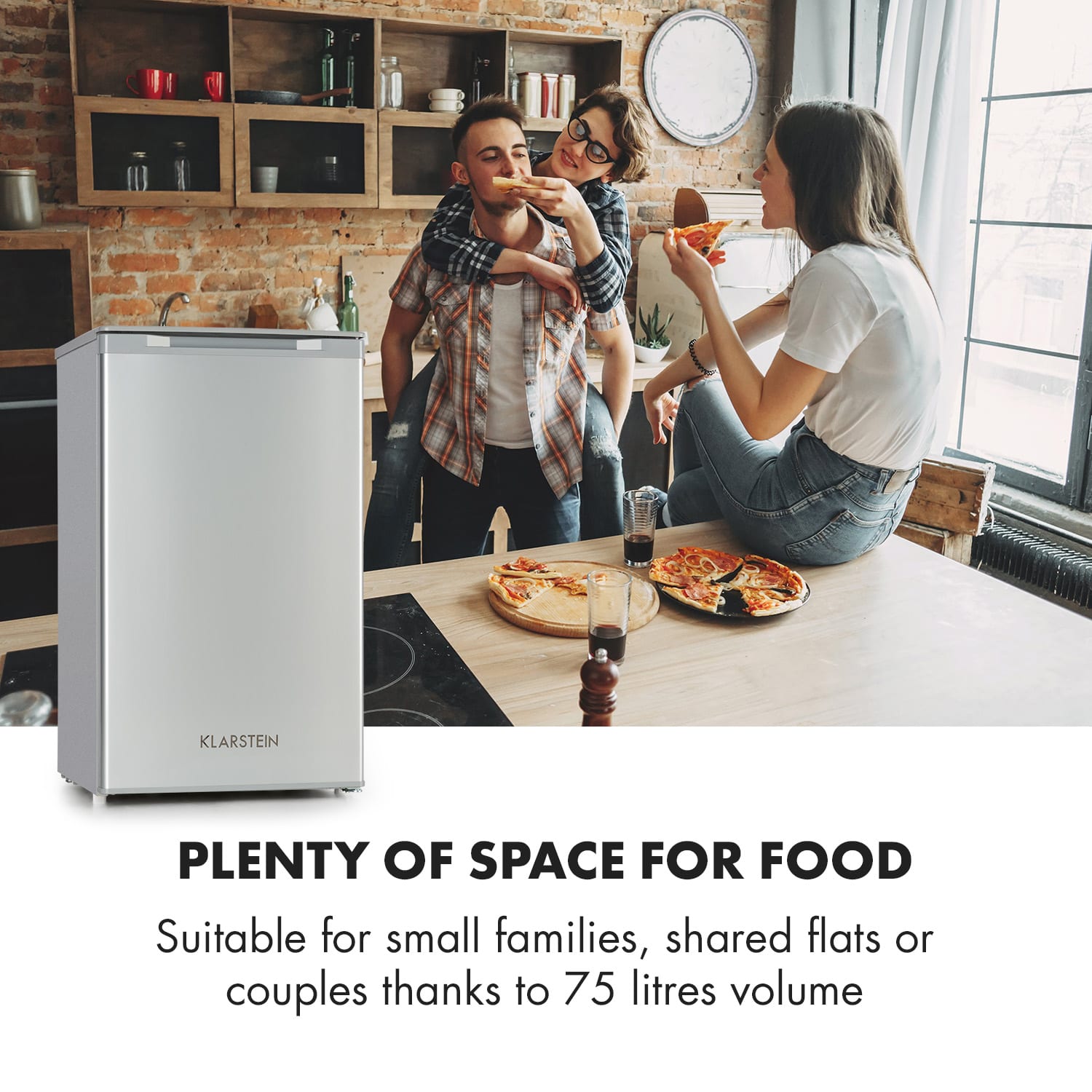 Garfield XL, zamrzovalnik, 60 l, 80 W, 4 zvezdice, hrup delovanja: 41 dB 