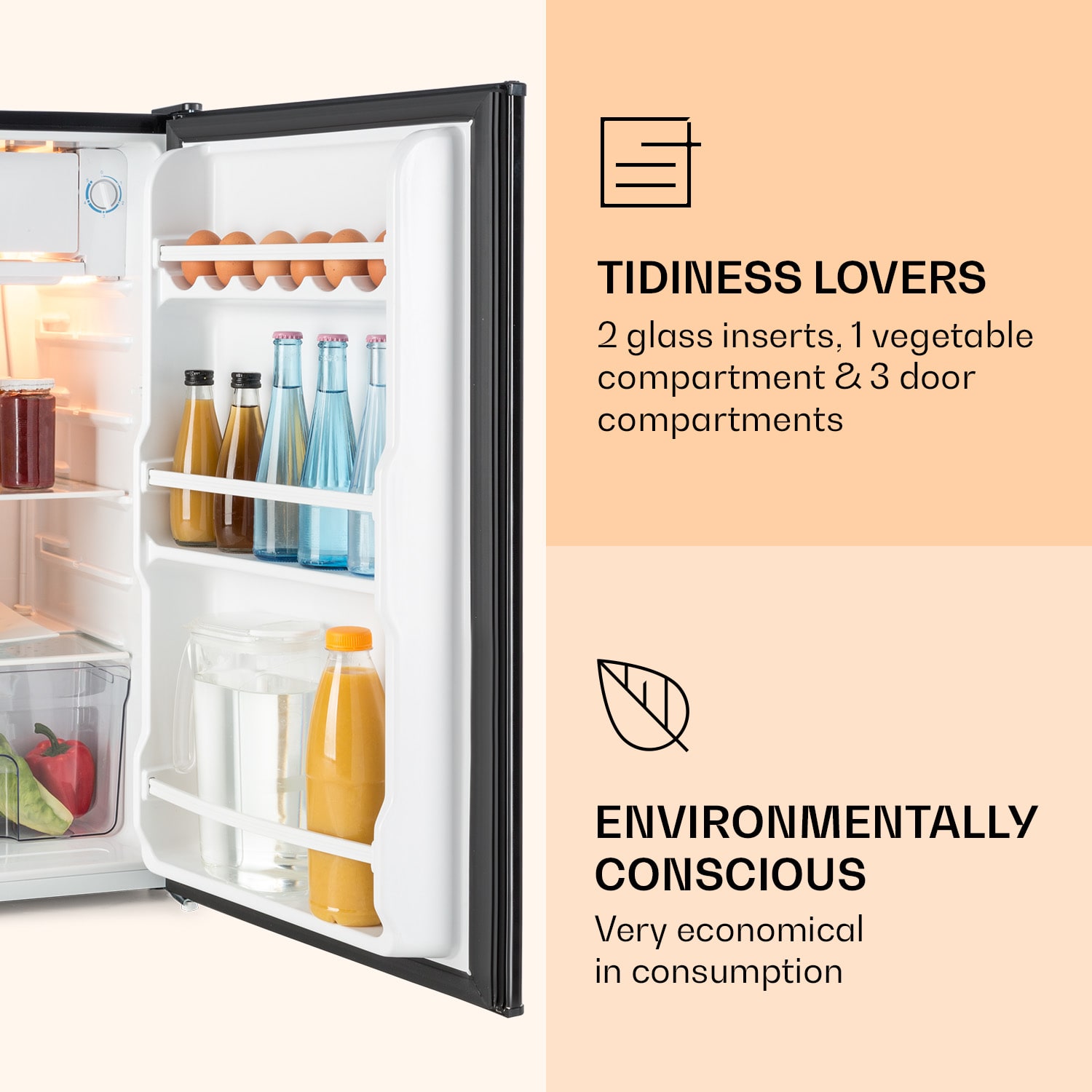 single-supply refrigerator 91 litres 2 levels 5-stage thermostat Ice compartment 