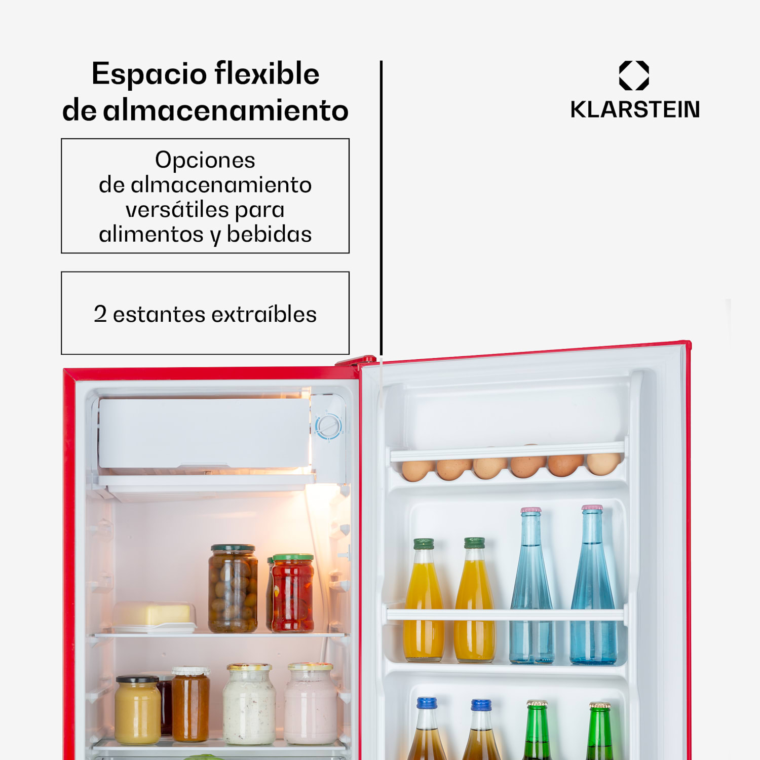 Beercracker 91L Nevera 7 litros congelador con abrebotellas 