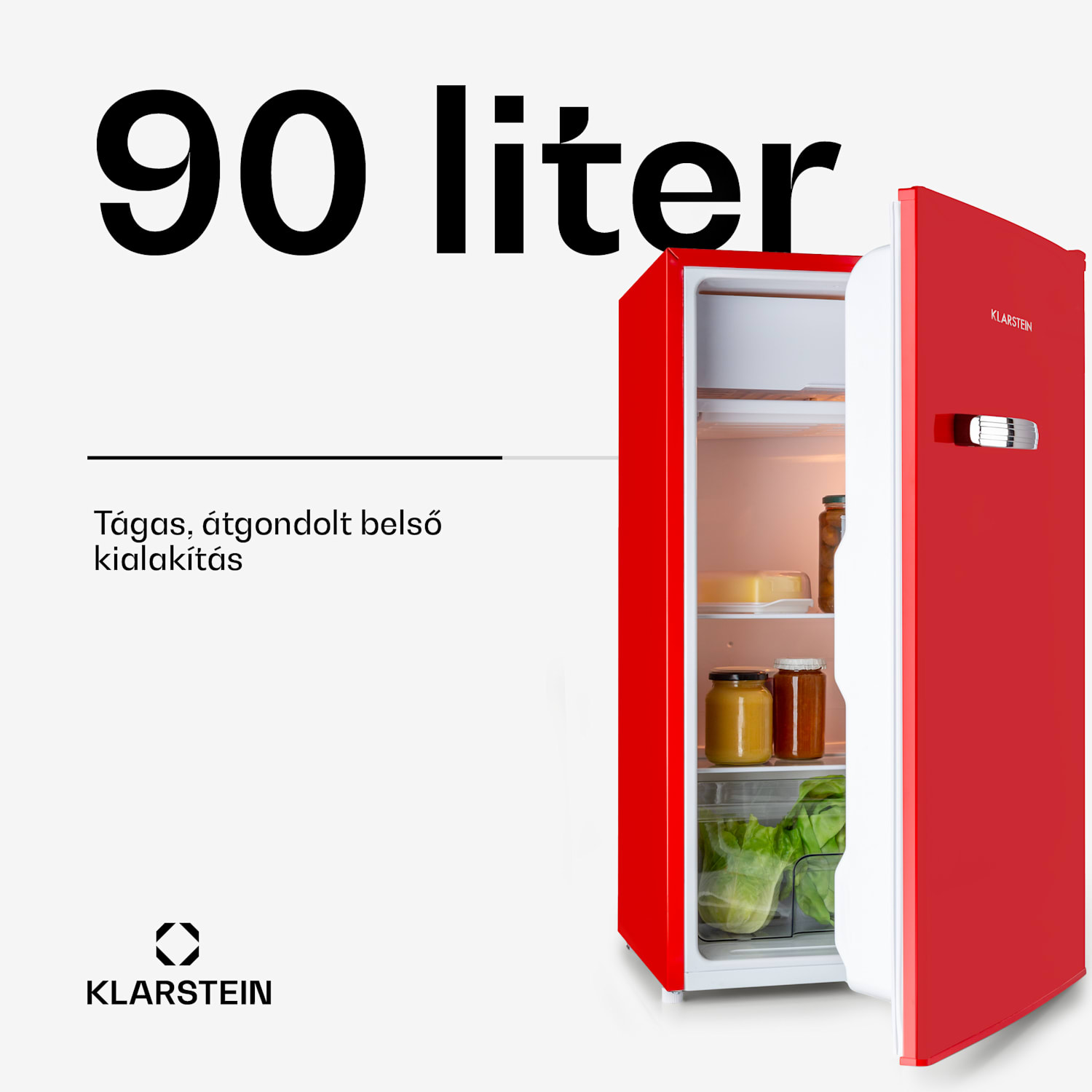 Beercracker 91L hűtőszekrény 91 l fagyasztó 7 l  