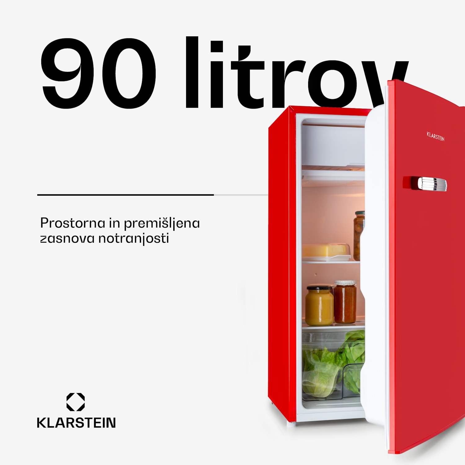 Beercracker 91L, hladilnik, 91 l, zamrzovalnik 7 l 