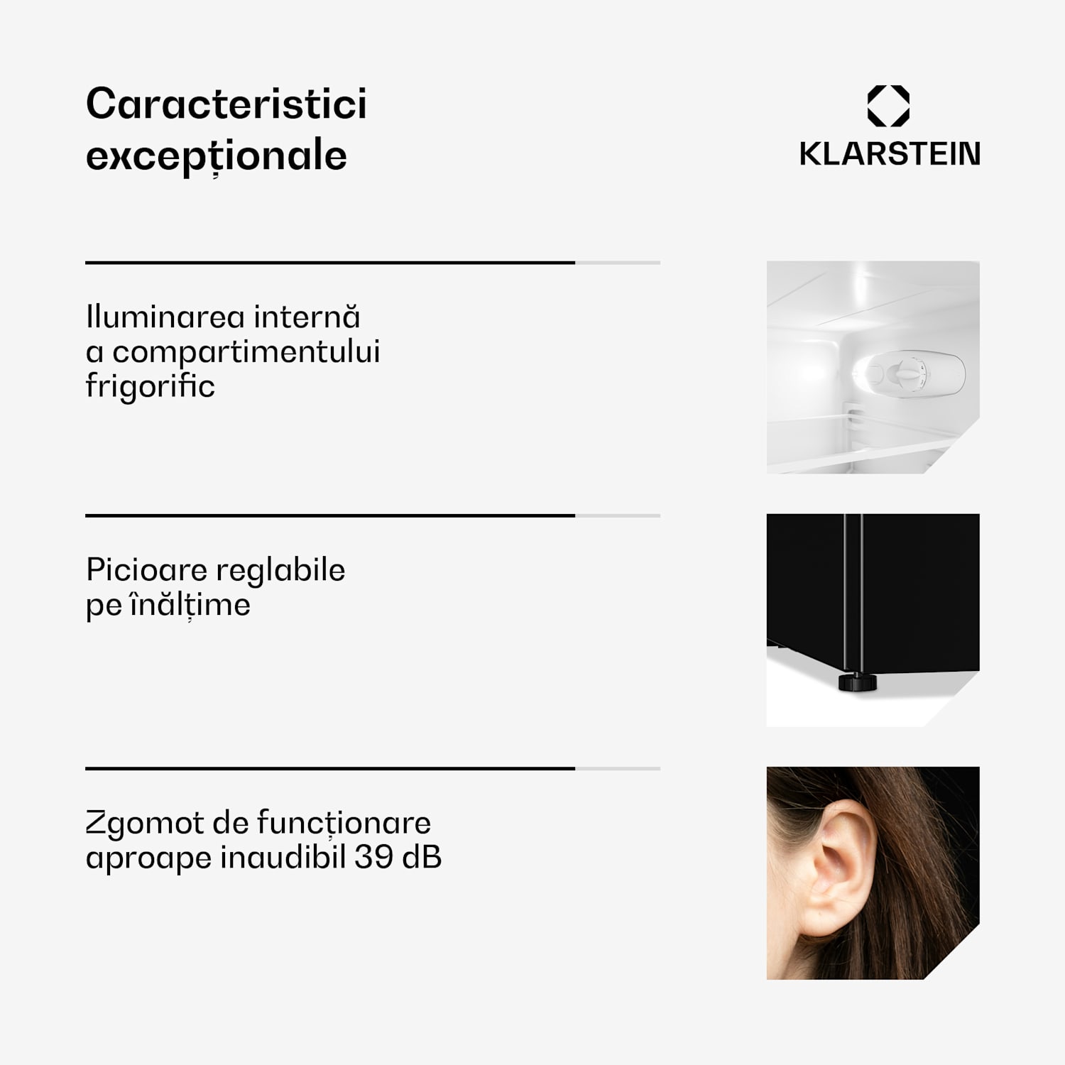 Irene, frigider-congelator, 61 l frigider, 25 l congelator, negru Negru