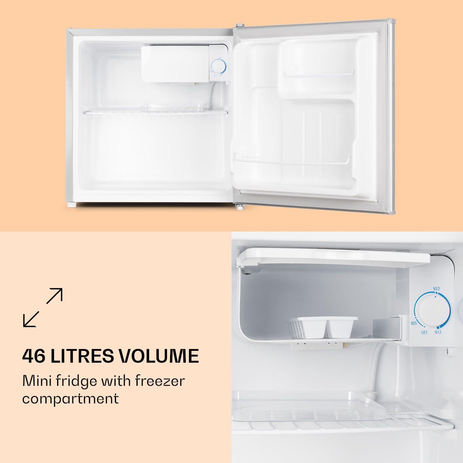 CO2-50L1-SG, 46 л, неръждаема стомана, F, челмедже за лед 