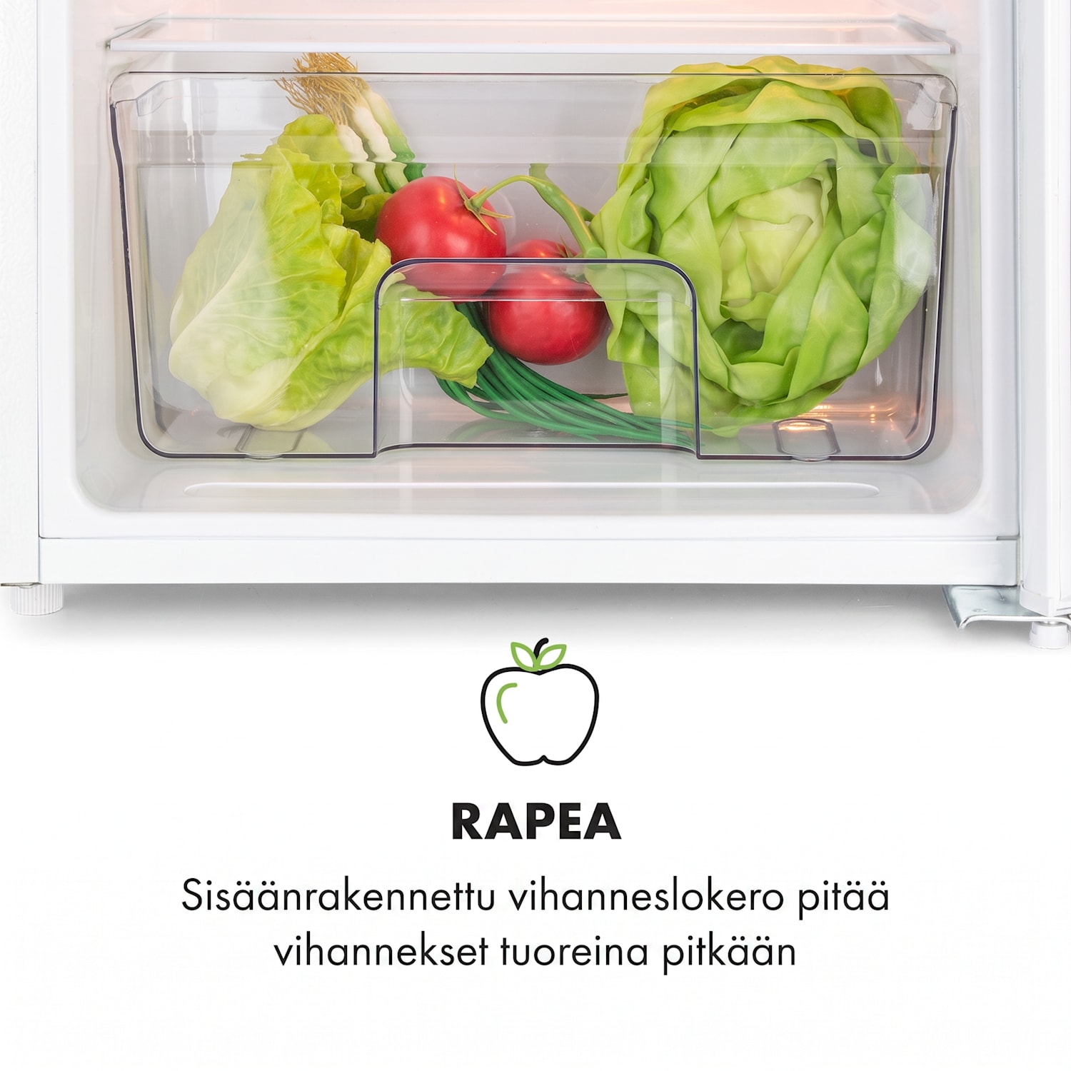 Spitzbergen Uni, jääkaappi, A+, 90 l, 10 l pakastelokero, valkoinen 