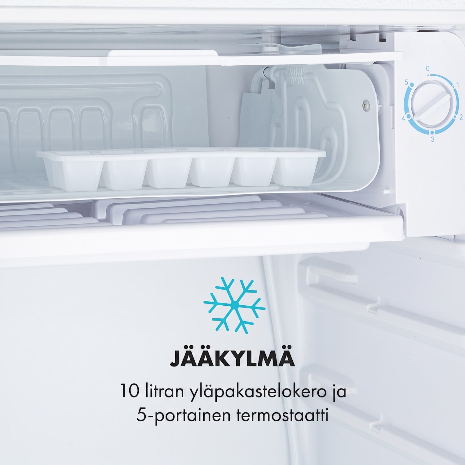 Spitzbergen Uni, jääkaappi, A+, 90 l, 10 l pakastelokero, valkoinen 