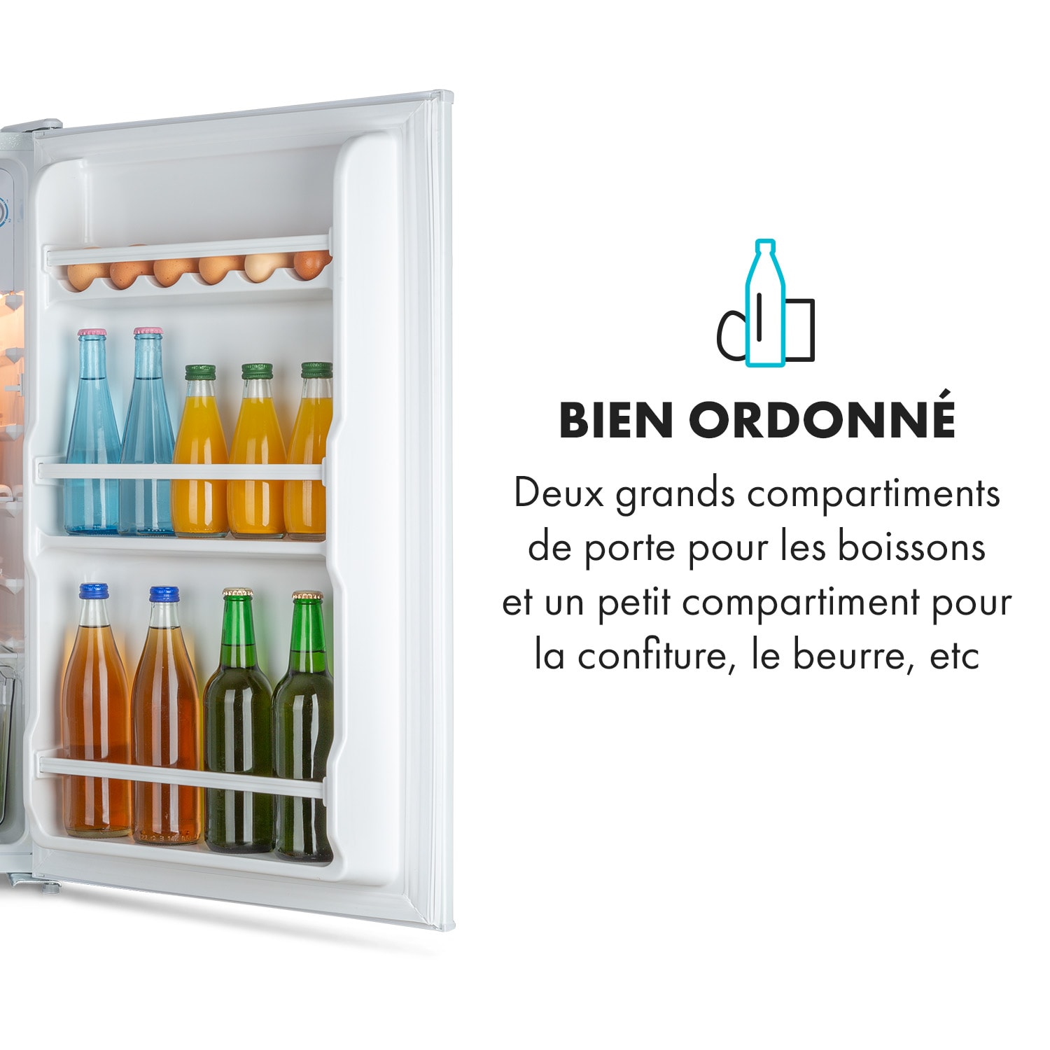 Spitzbergen Uni Koelkast 91 liter 10-liter vriesvak 2 plateaus 