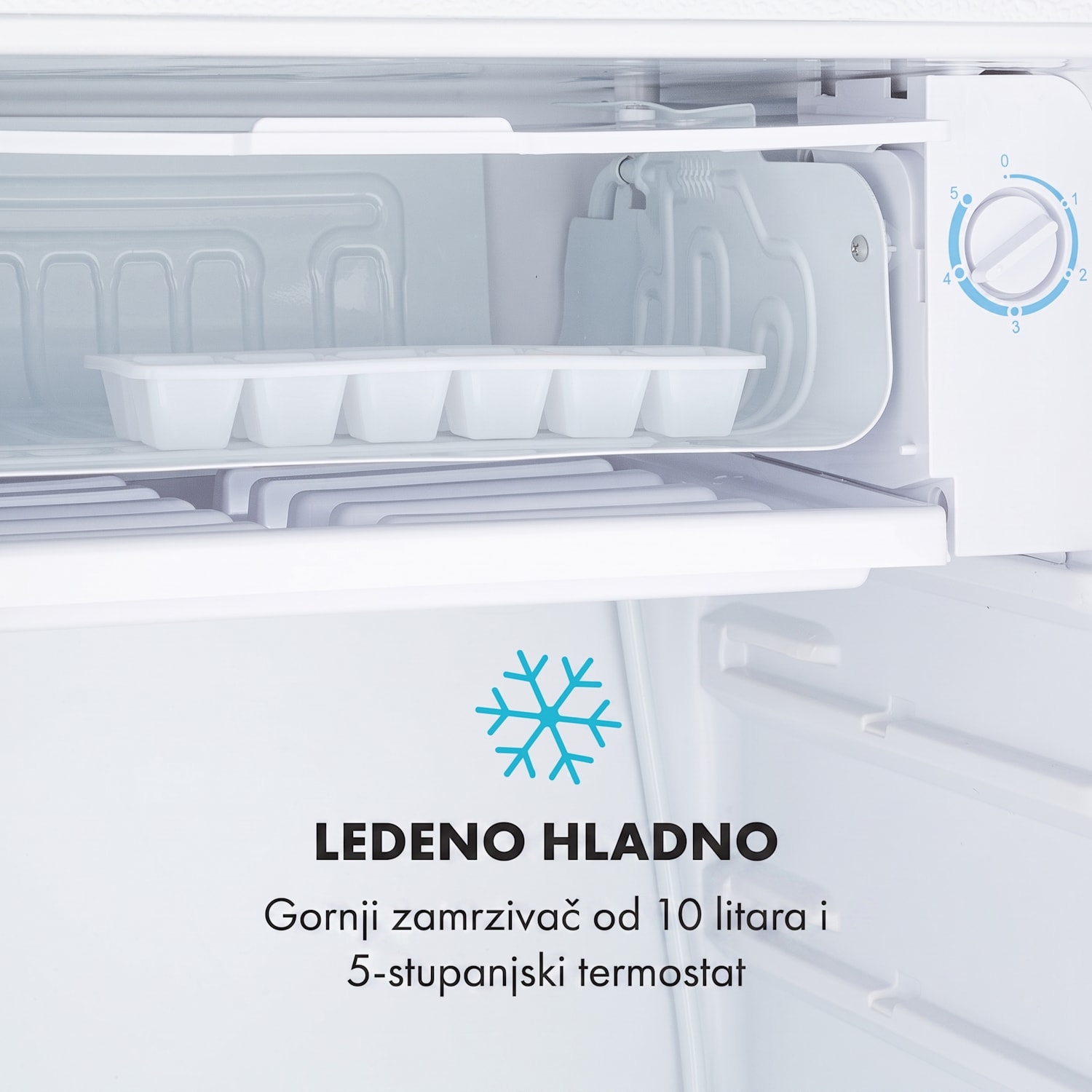 Spitzbergen Uni, hladnjak, F, 91 litara, zamrzivač 10 litara, bijeli 