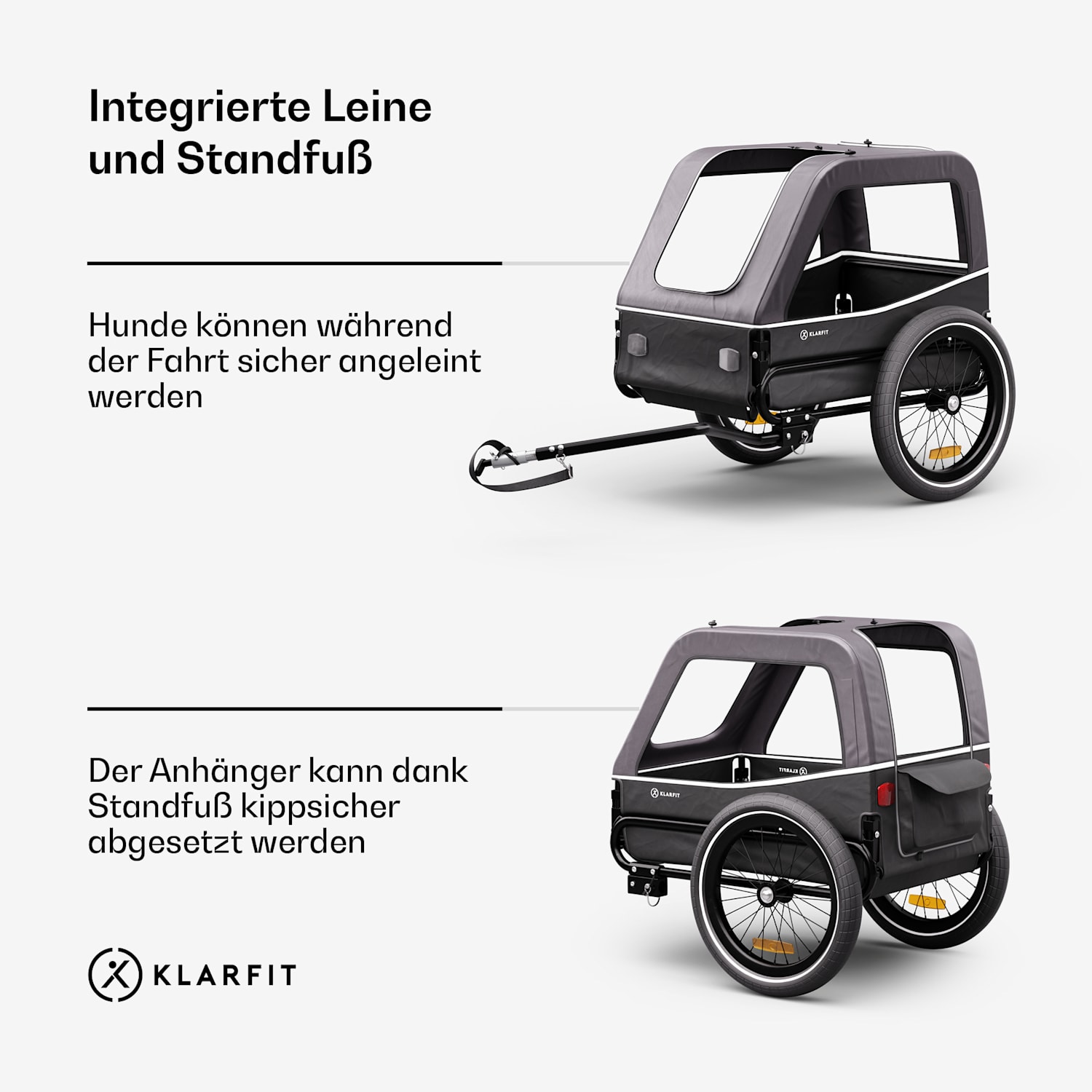 Goldie S Hunde-Fahrradanhänger 130 L kleine/mittlere Hunde Polyester Mesh Fensterabdeckung 