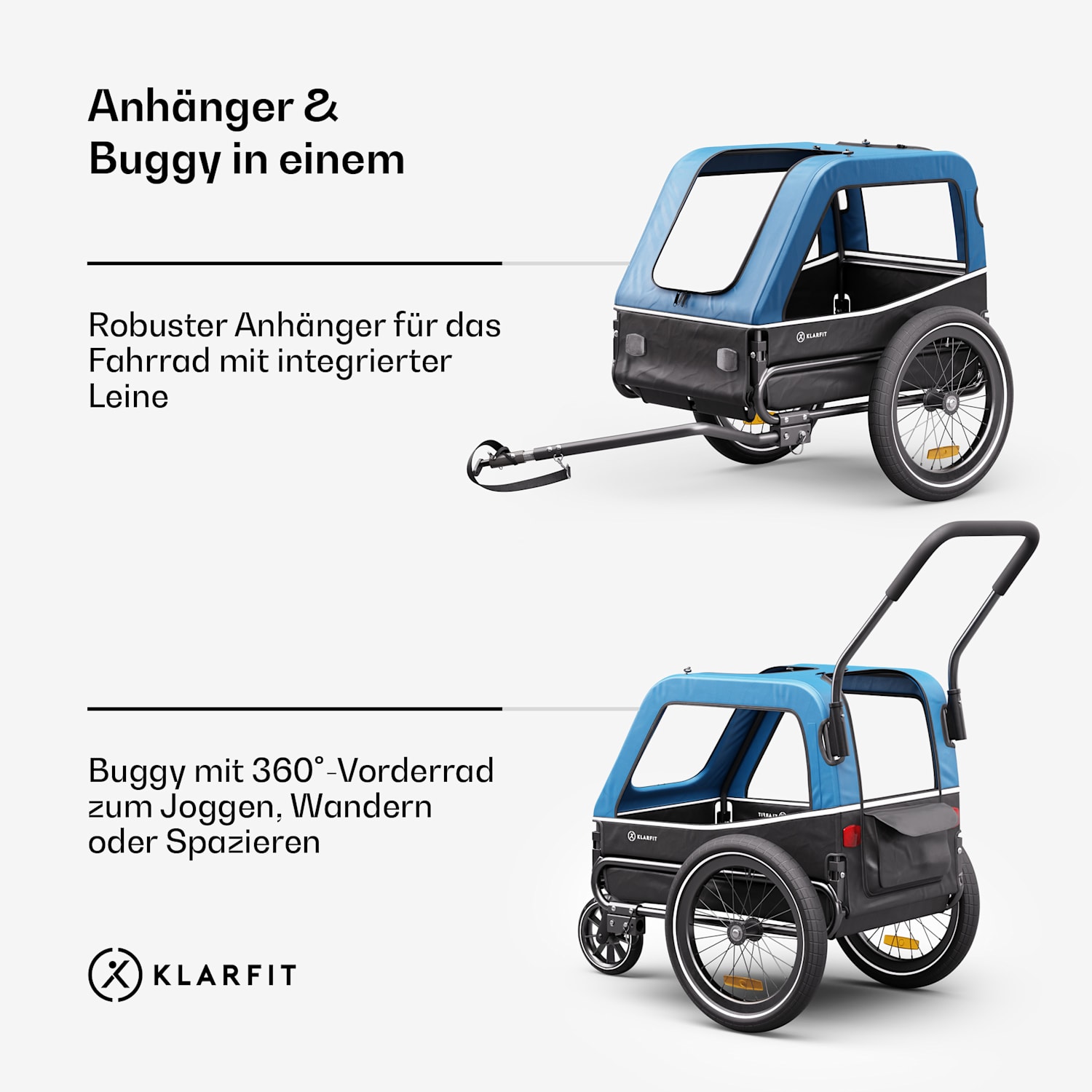 Goldie S Hybrid Hunde-Fahrradanhänger kleine/mittlere Hunde Polyester Mesh Fensterabdeckung 